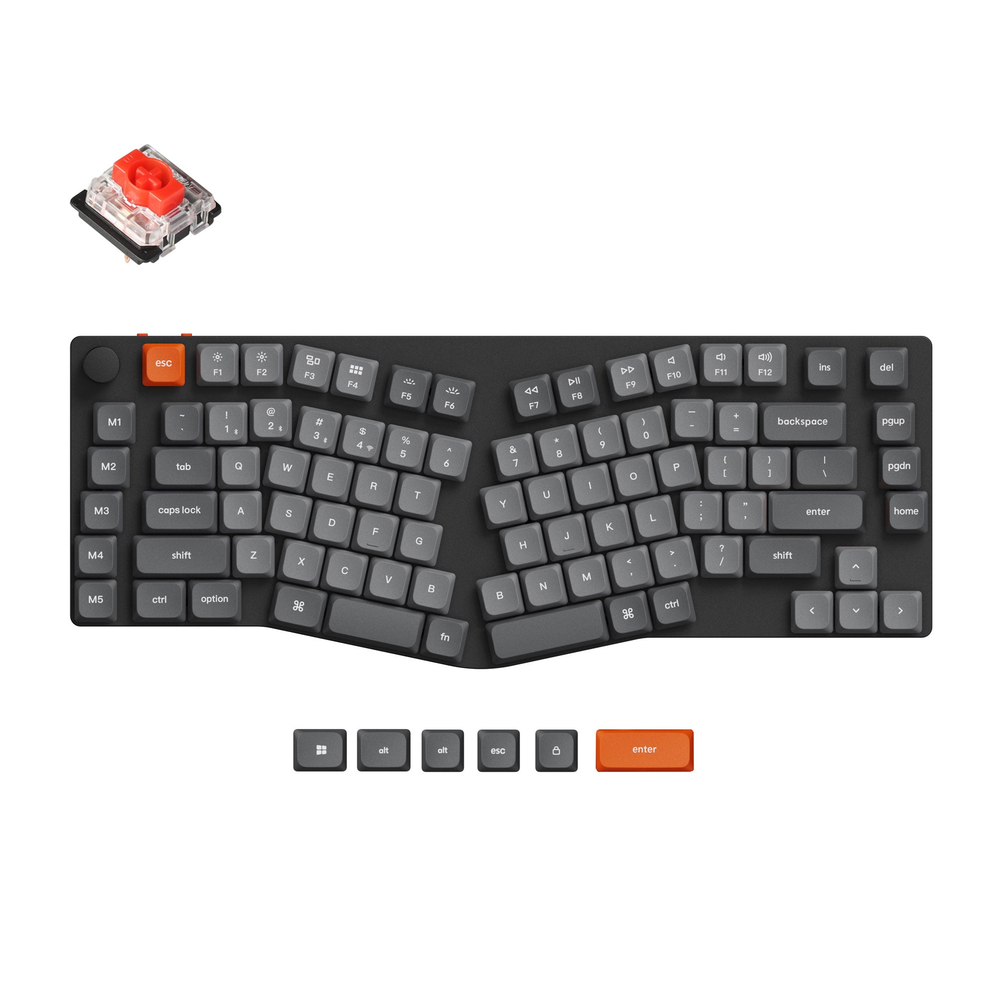 Keychron K15 Max (Alice Layout) QMK Wireless Custom Mechanical