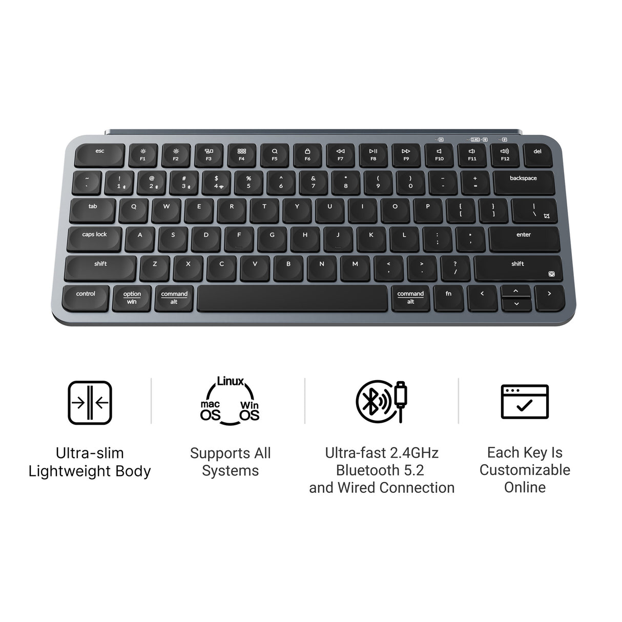 Keychron B1 Pro Ultra-Slim Wireless Keyboard