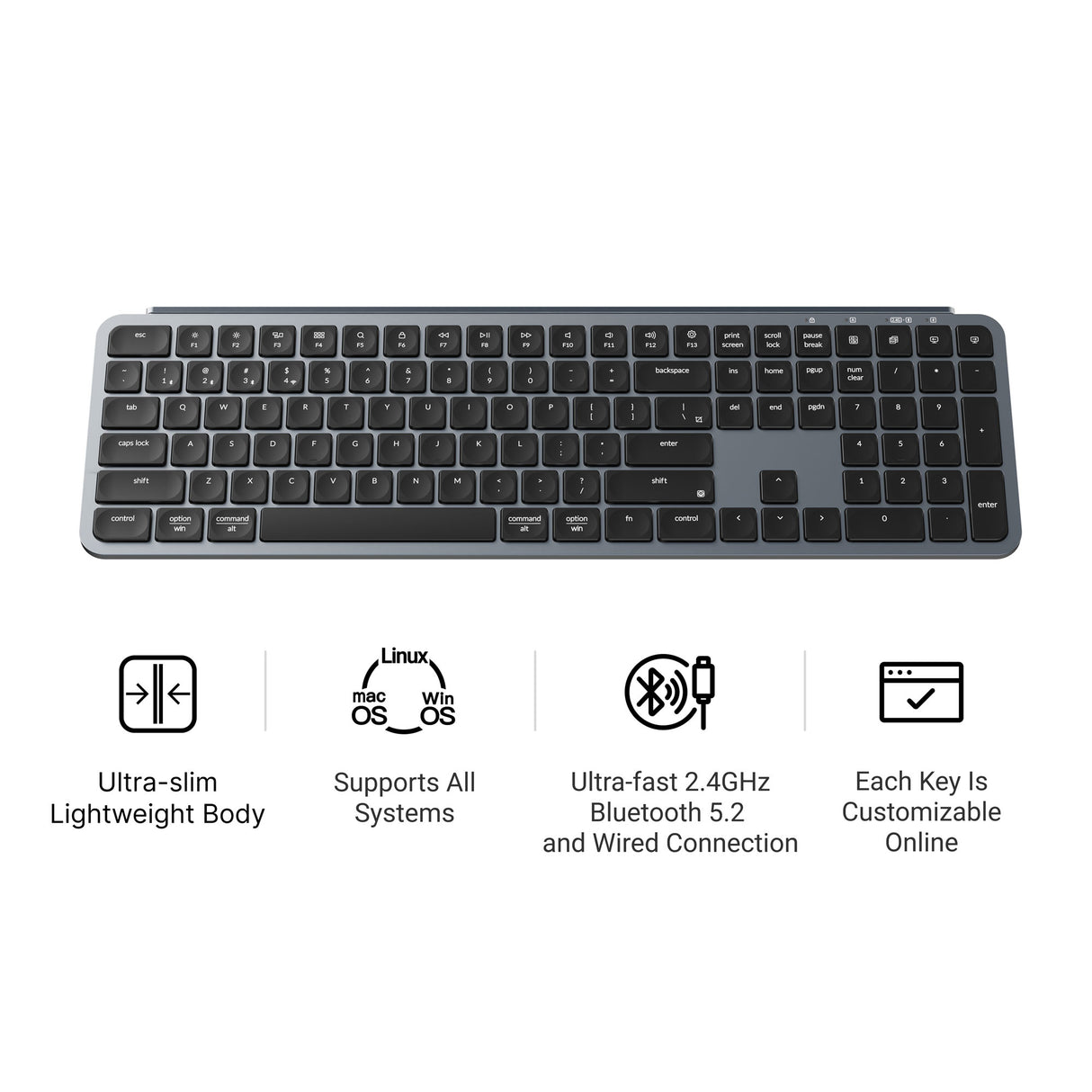 Keychron B6 Pro Ultra-Slim Wireless Keyboard
