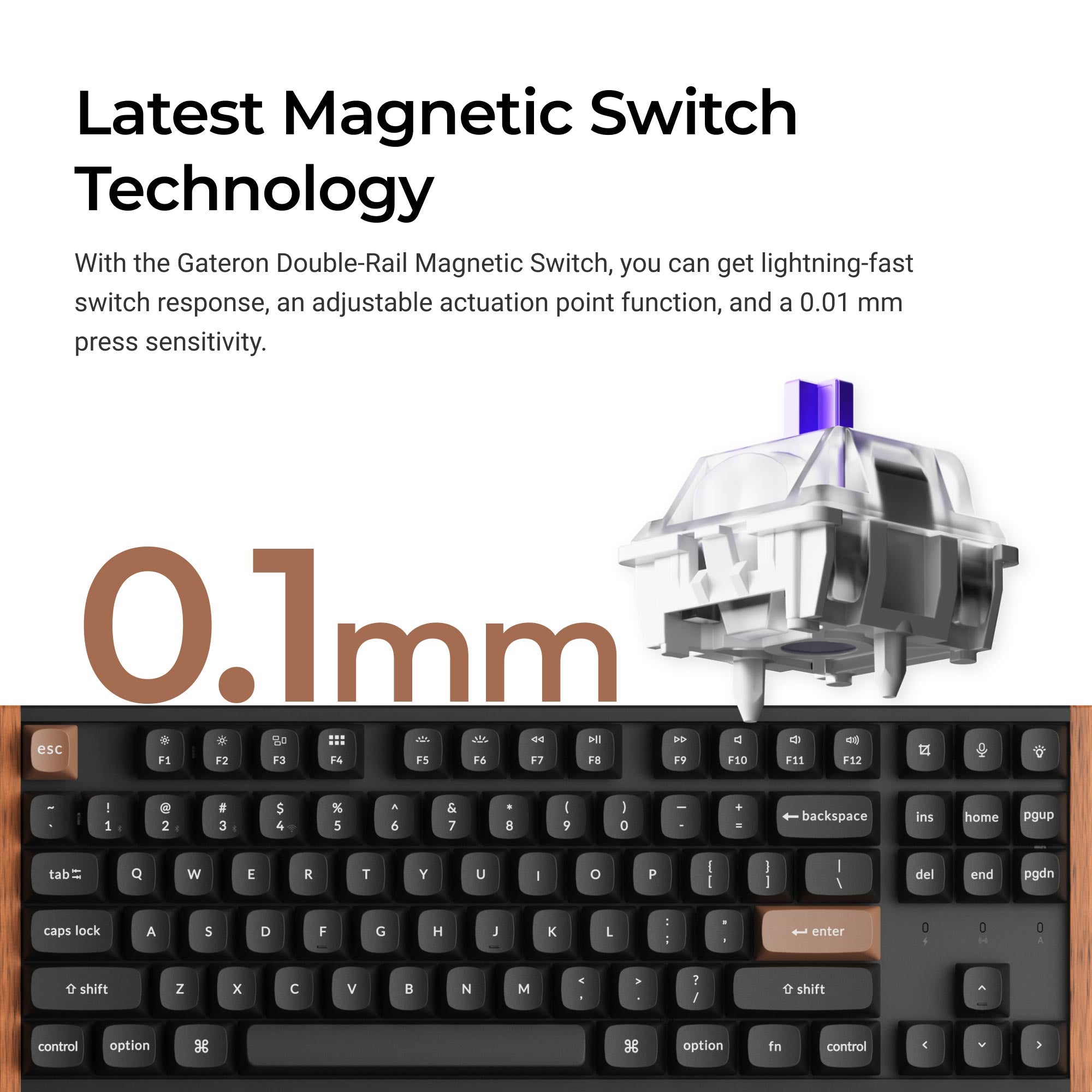 Keychron K8 HE Wireless Magnetic Switch Custom Keyboard – Keychron