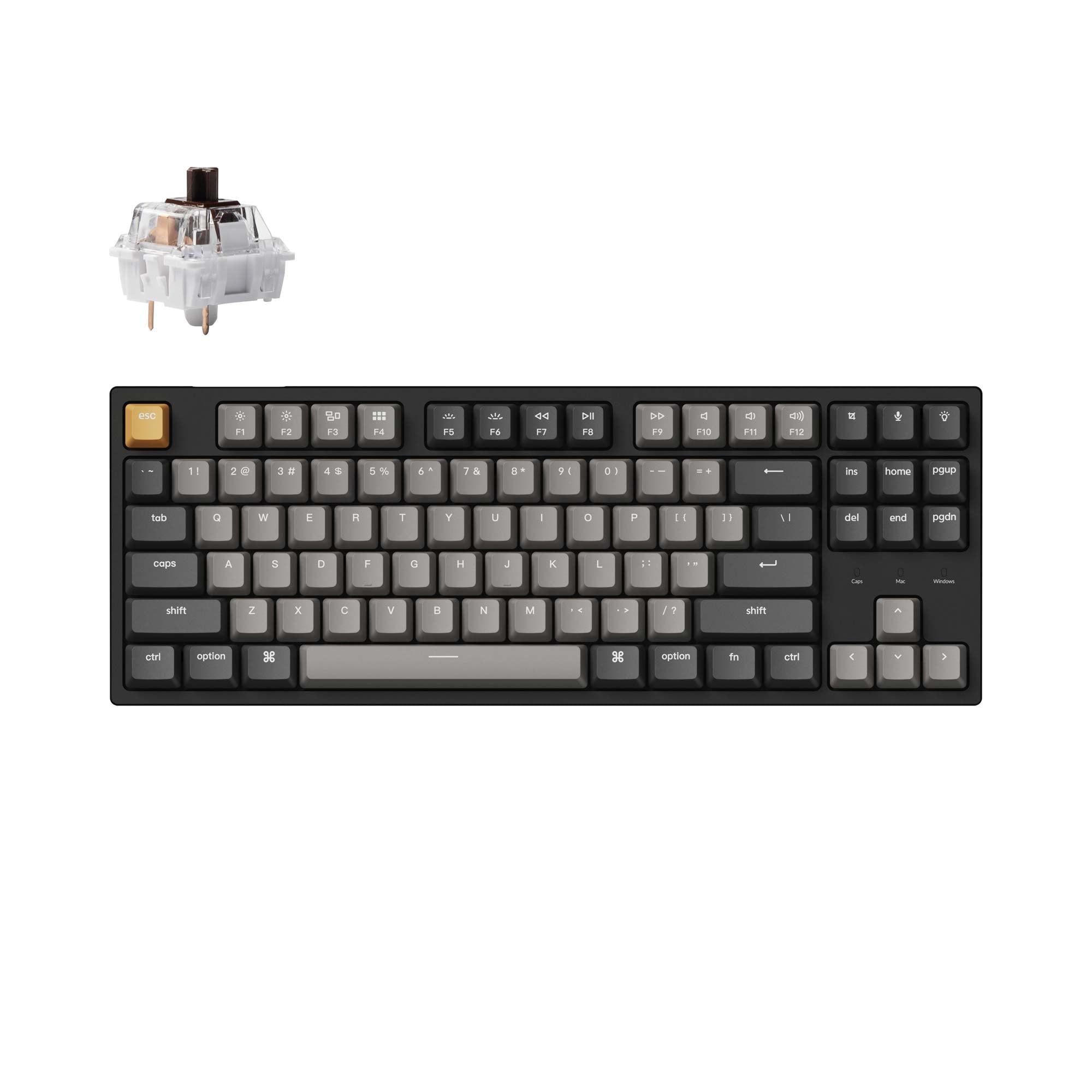 Keychron C1 Pro QMK/VIA Wired Mechanical Keyboard – Keychron Singapore