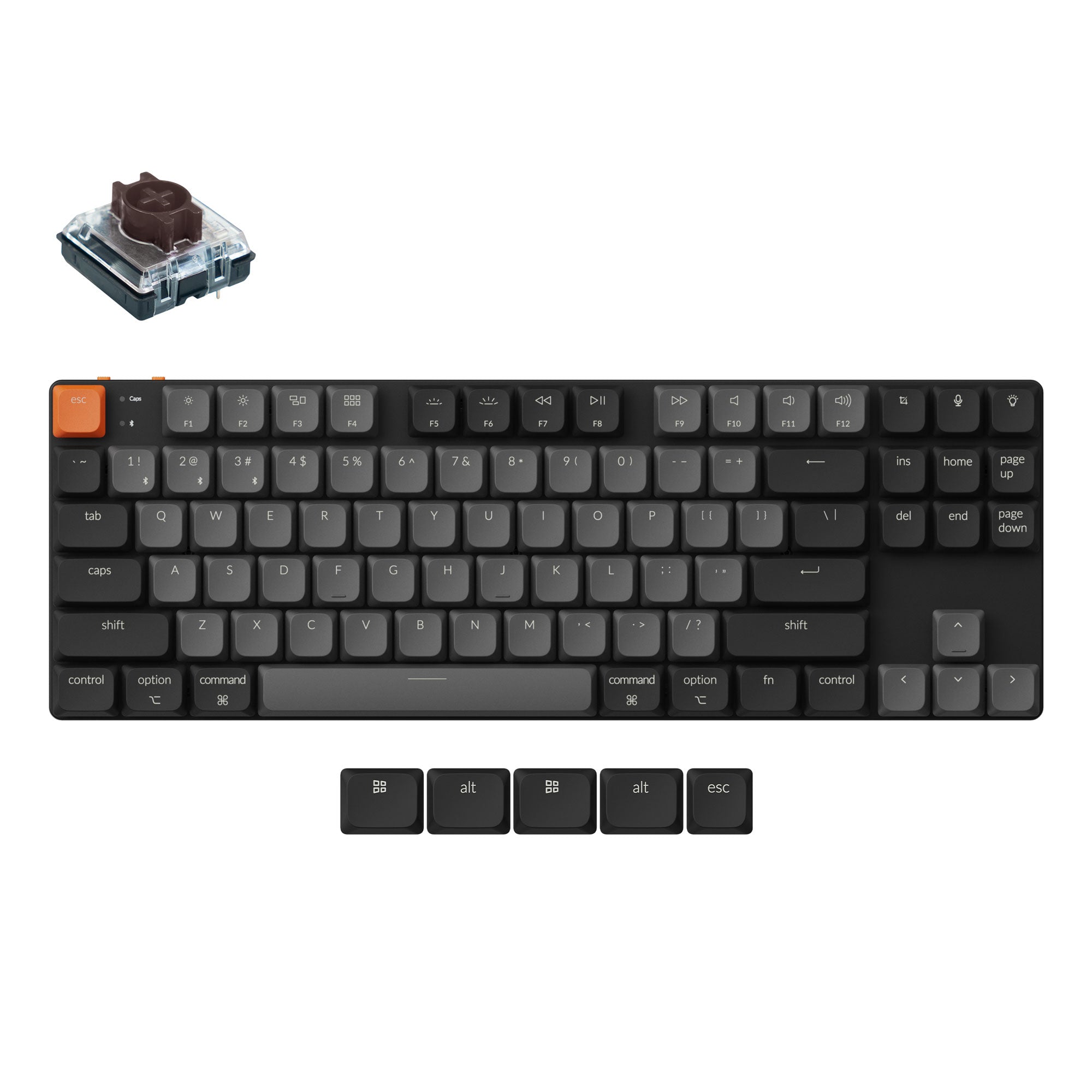 Keychron K1 QMK Wireless Mechanical Keyboard (Version 6