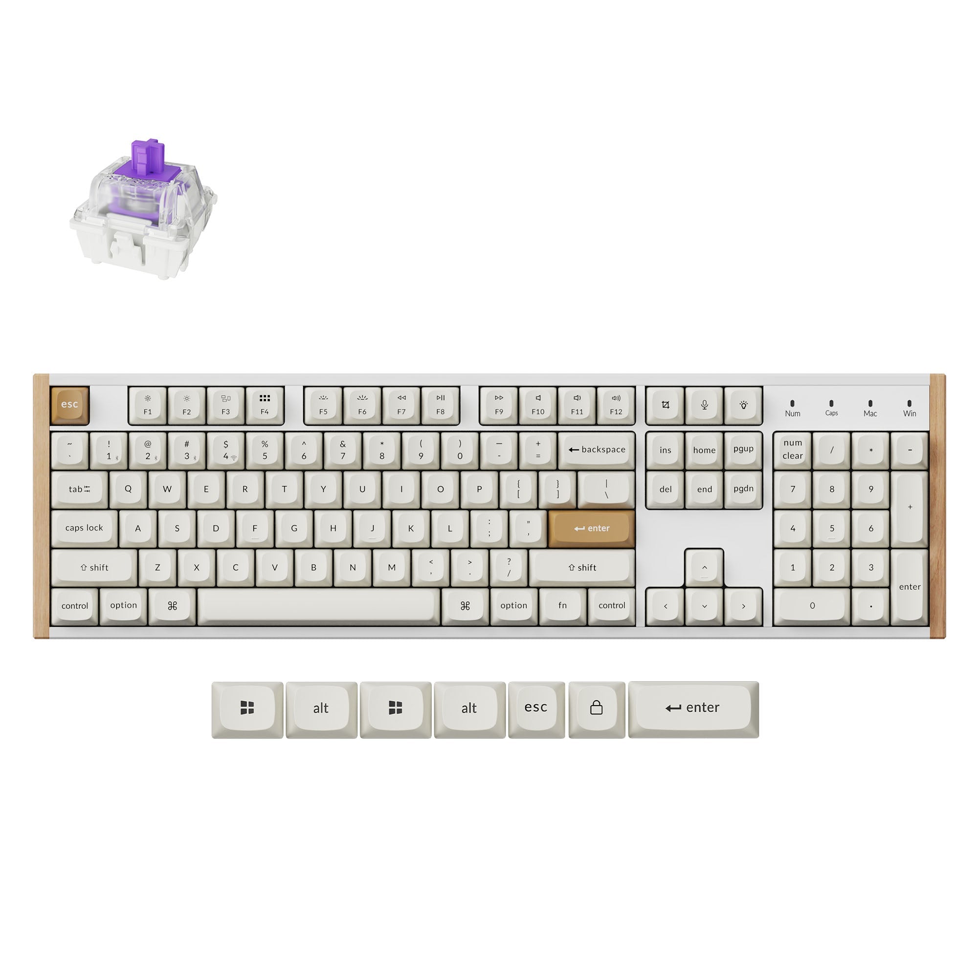 Keychron K10 HE Wireless Magnetic Switch Custom Keyboard