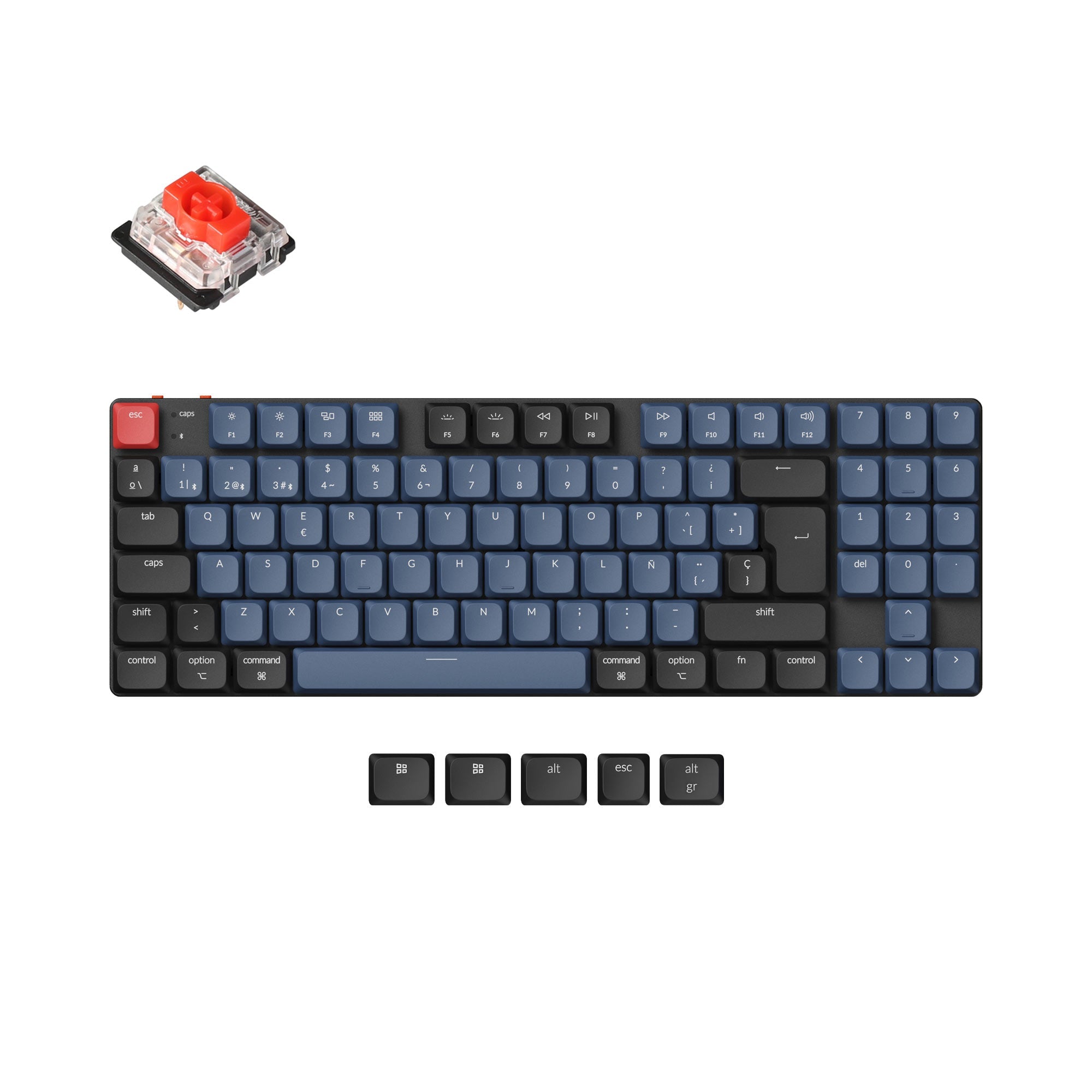 Keychron K13 Pro QMK/VIA Wireless Custom Mechanical Keyboard ISO