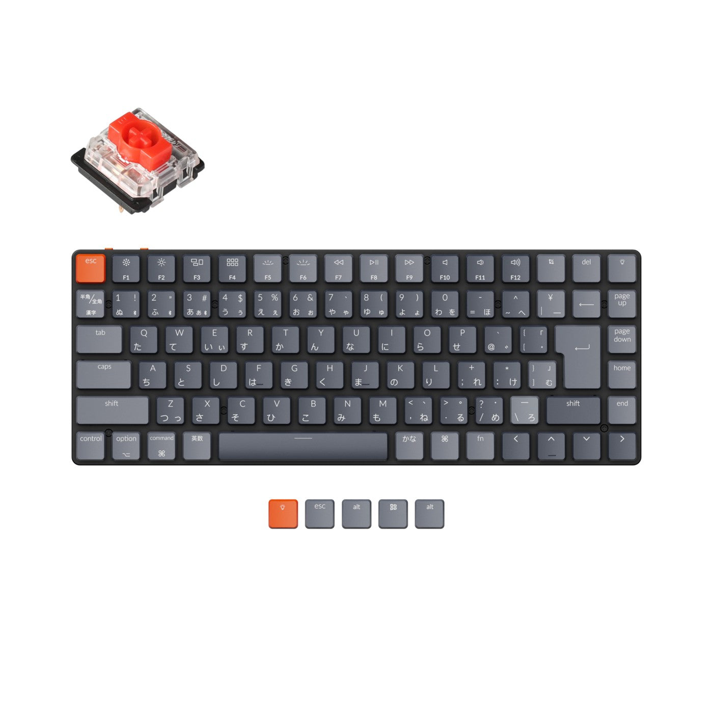【美品】Keychron K3 JIS日本語配列 赤軸 ワイヤレスキーボード Keychron K3 Ultra-slim Wireless Mechanical Keyboard (Japan JIS