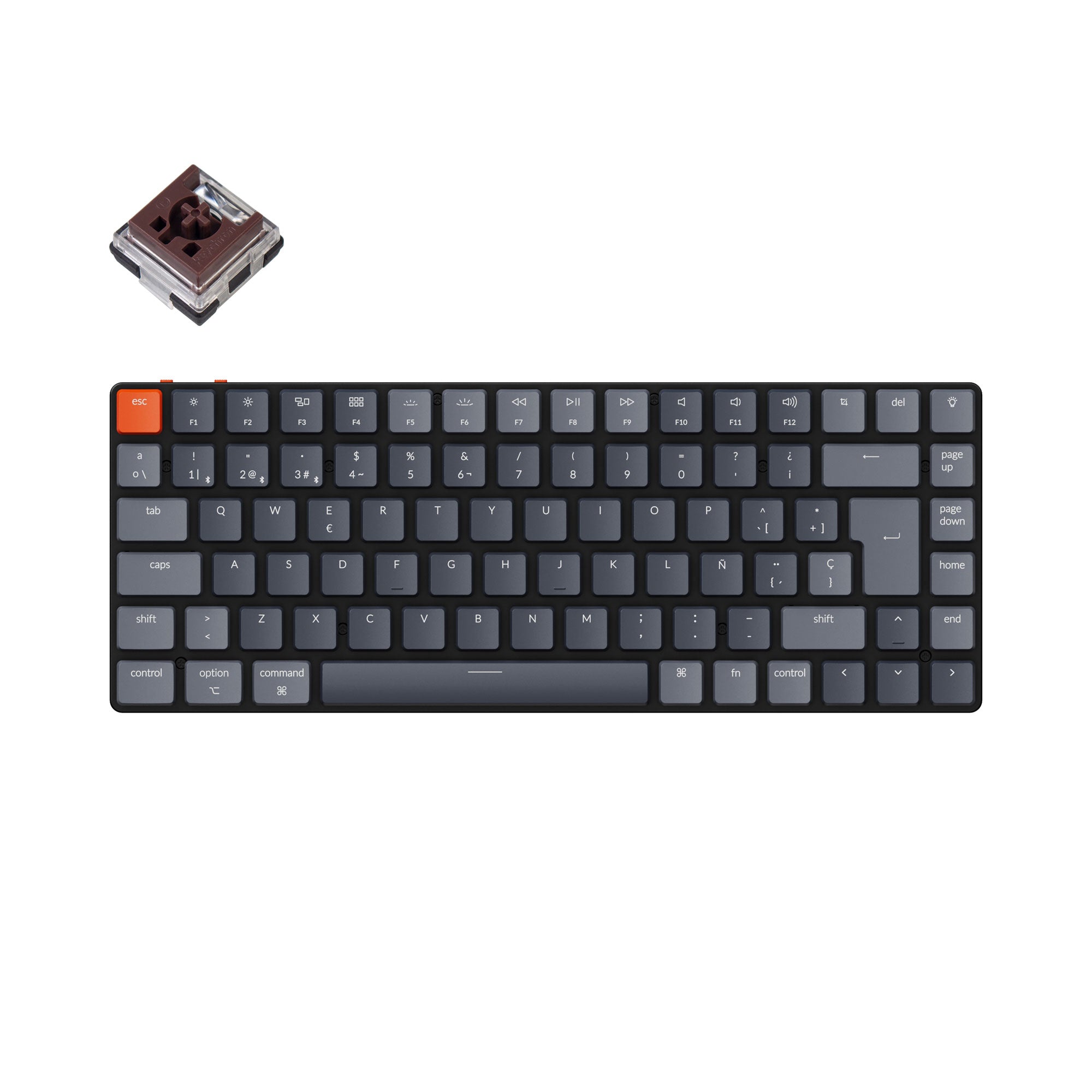 Keychron K3 Ultra-slim Wireless Mechanical Keyboard (Spanish ISO