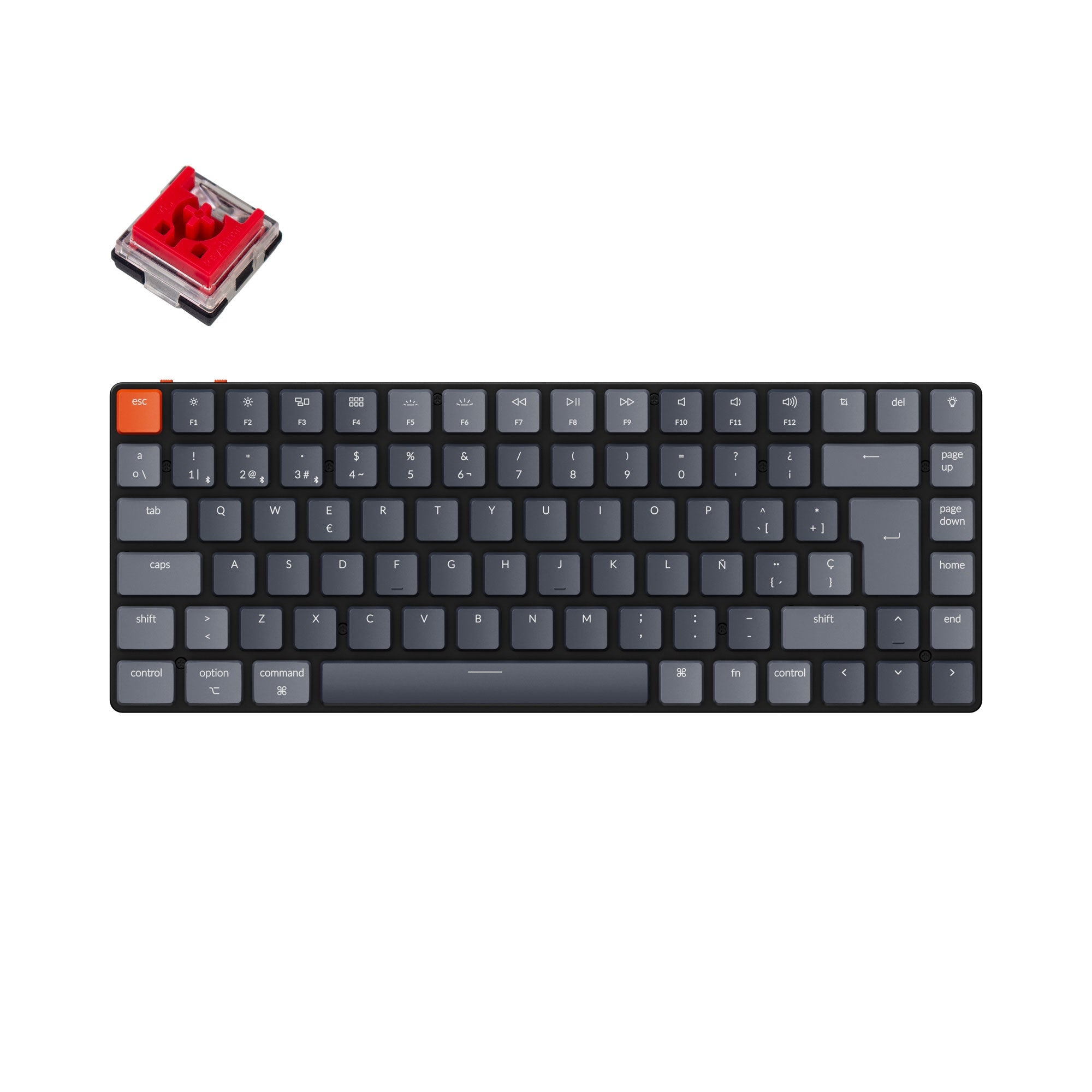 Keychron K3 Ultra-slim Wireless Mechanical Keyboard (Spanish ISO