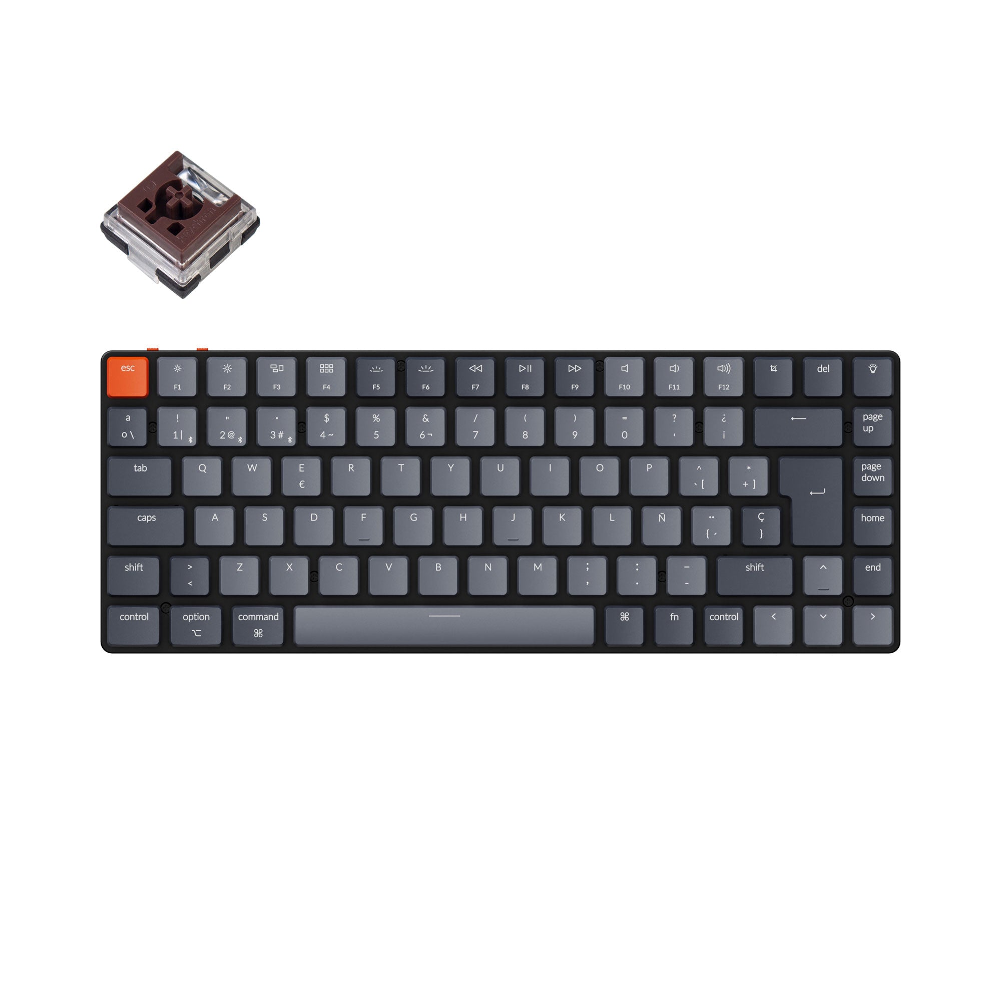 Keychron K3 Ultra-slim Wireless Mechanical Keyboard (Spanish ISO