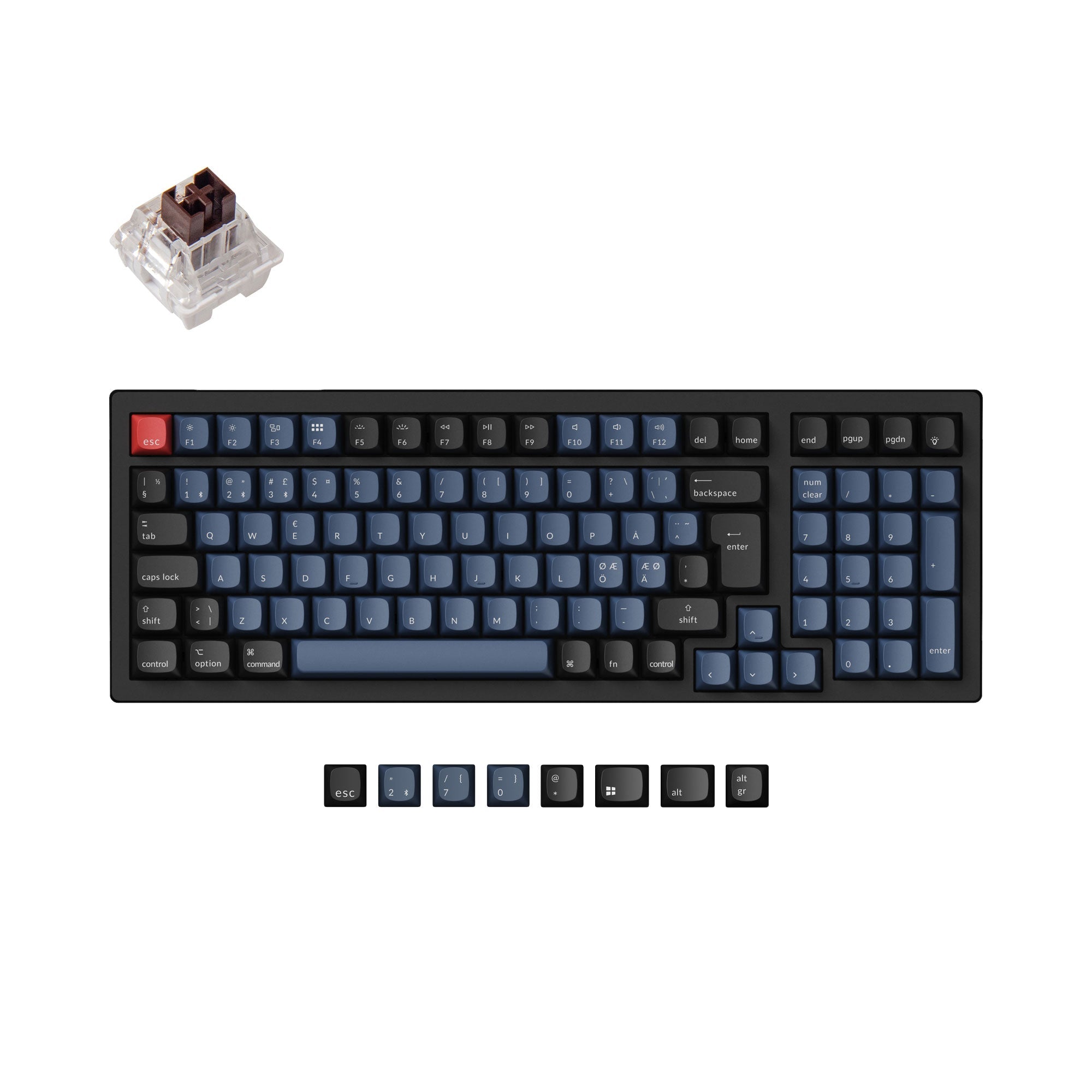 Keychron K4 Pro QMK/VIA Wireless Mechanical Keyboard ISO Layout