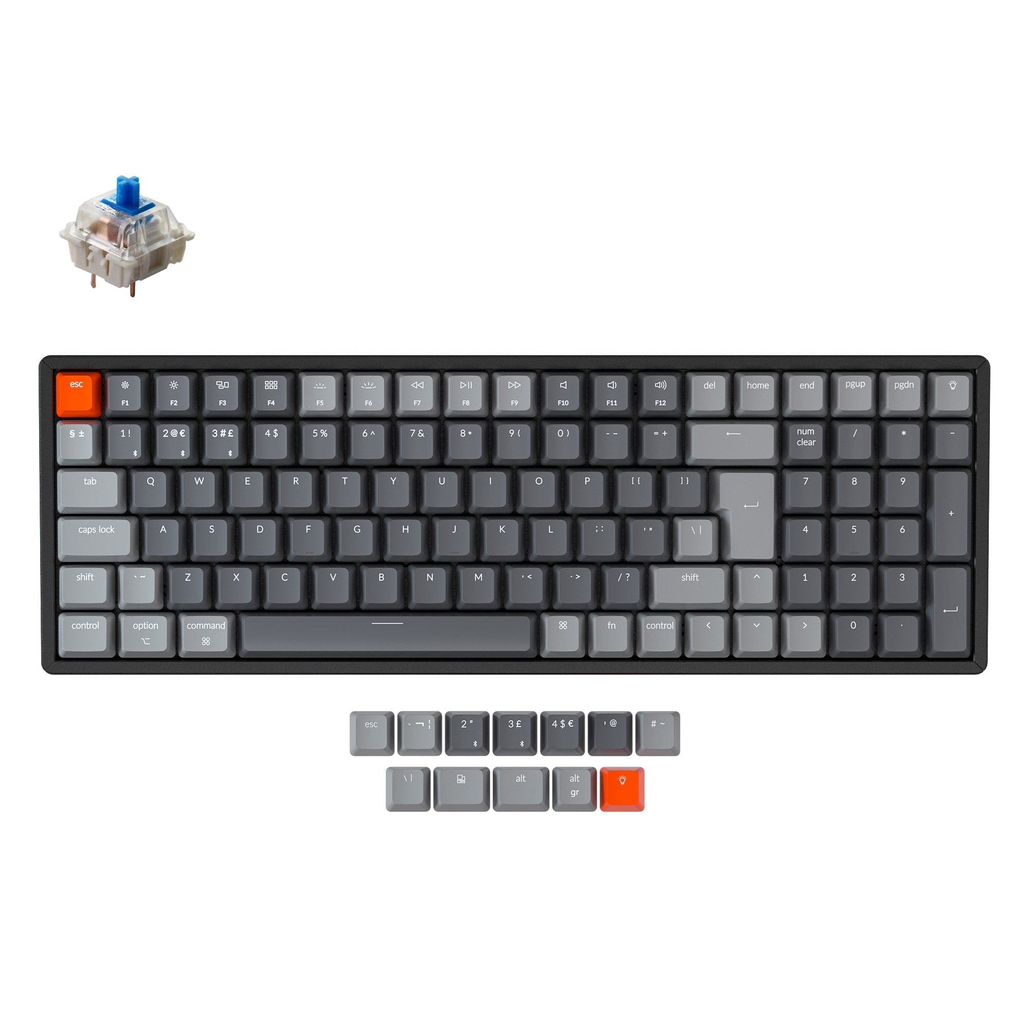 Keychron K4 Wireless Mechanical Keyboard (UK ISO Layout) - Version