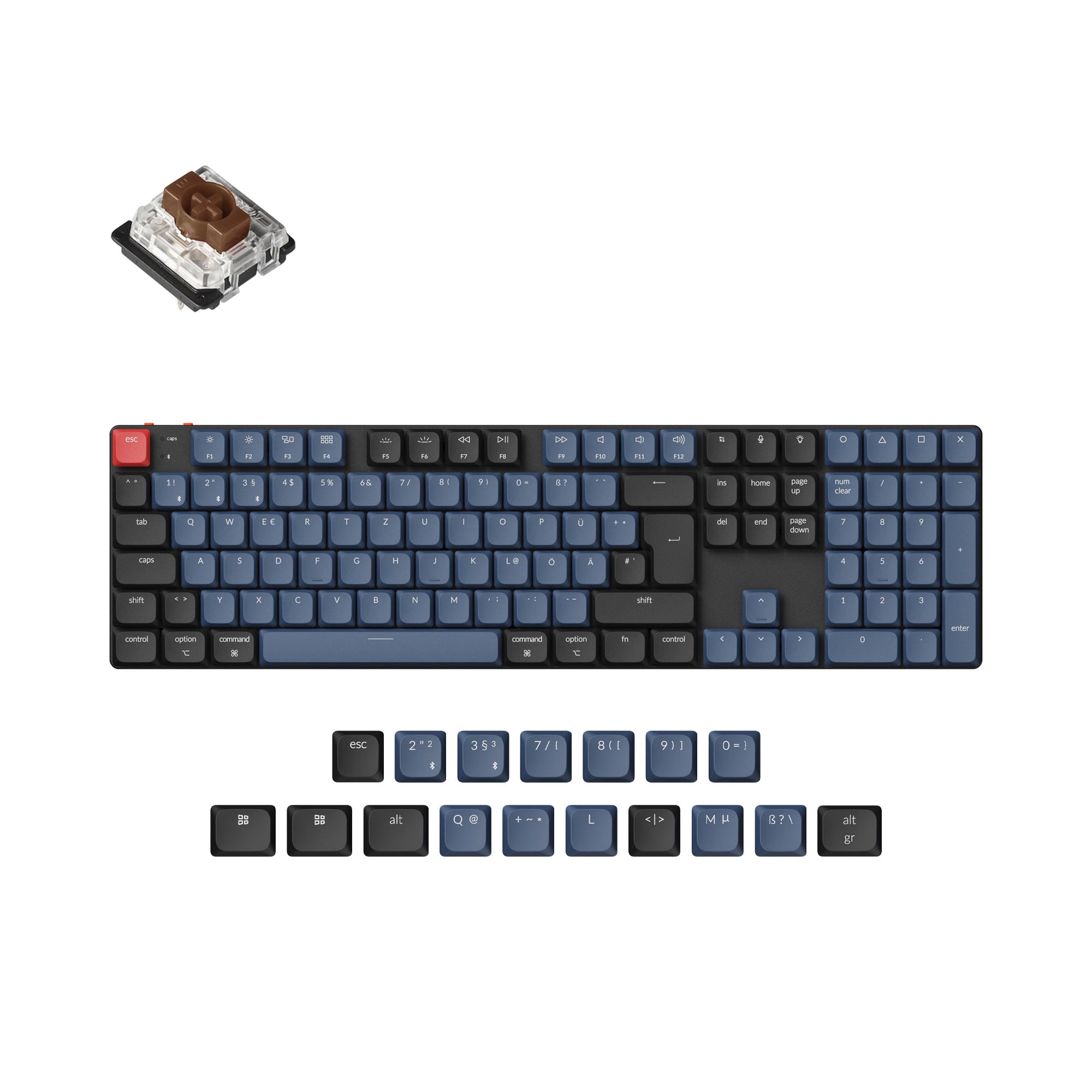 Keychron K5 Pro QMK/VIA Wireless Custom Mechanical Keyboard ISO