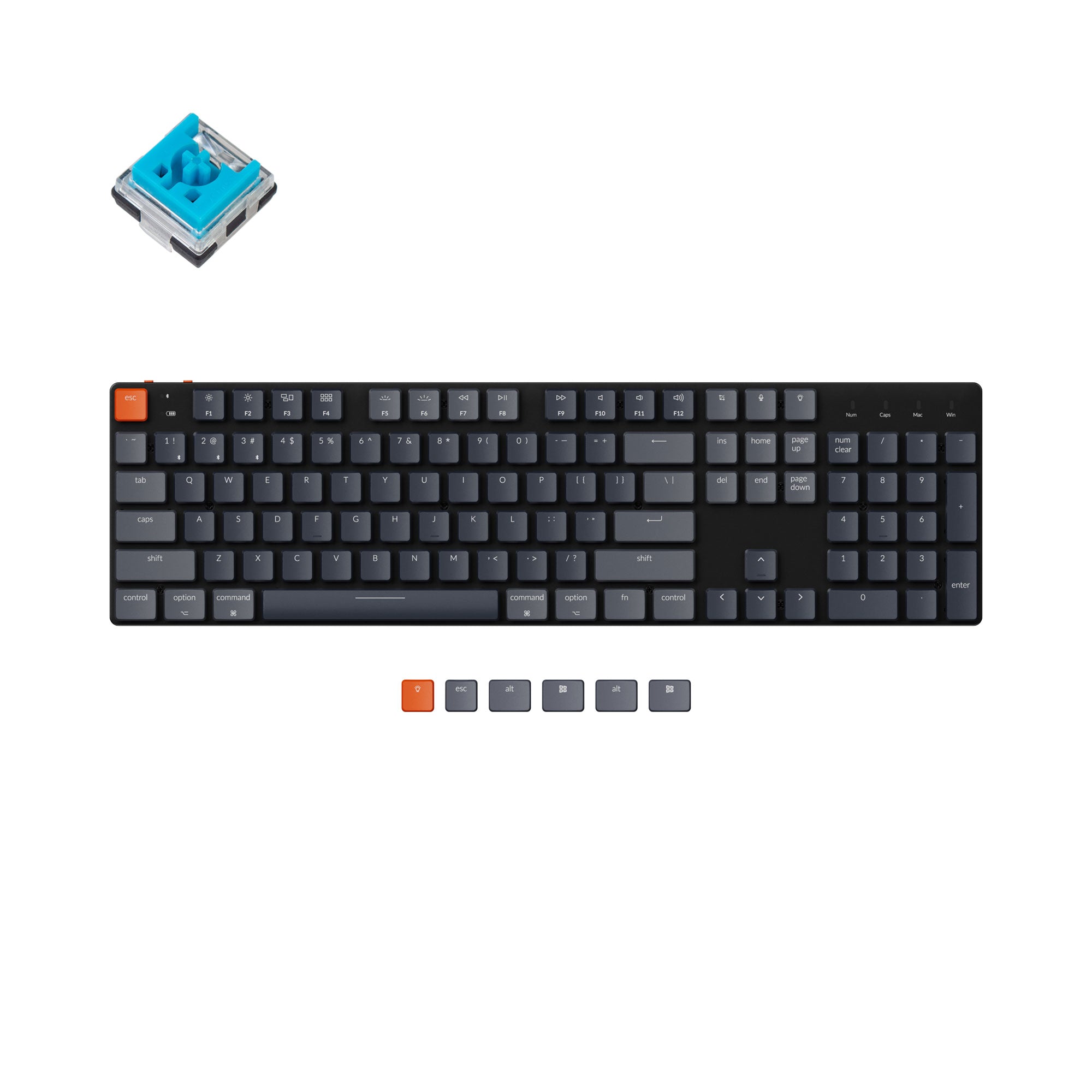 Keychron キークロン K5 SE RGB - JIS配列 青軸 Keychron K5 SE Wireless Mechanical Keyboard – Keychron Singapore