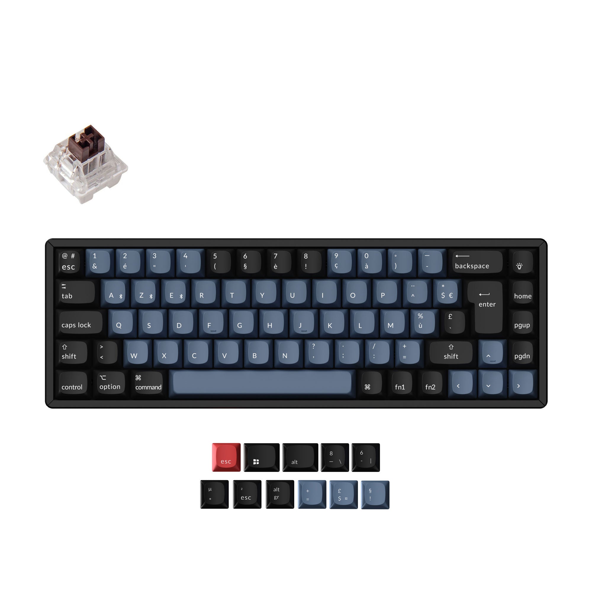 Keychron K6 Pro QMK/VIA Wireless Mechanical Keyboard ISO Layout