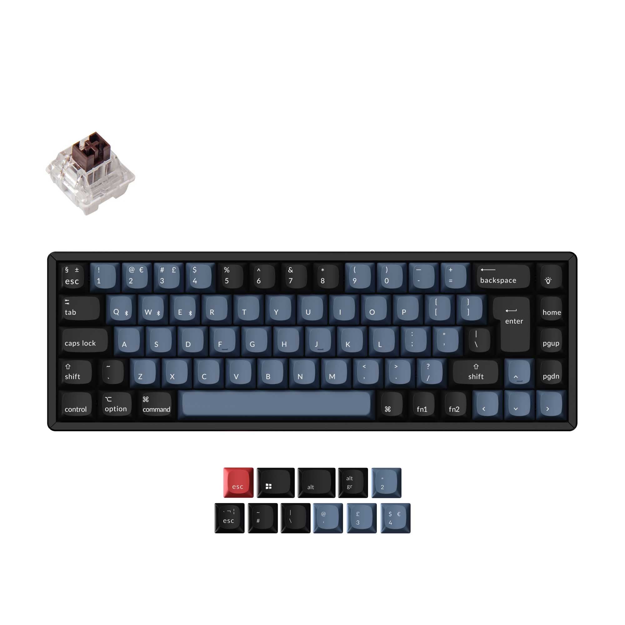 Keychron K6 Pro QMK/VIA Wireless Mechanical Keyboard ISO Layout