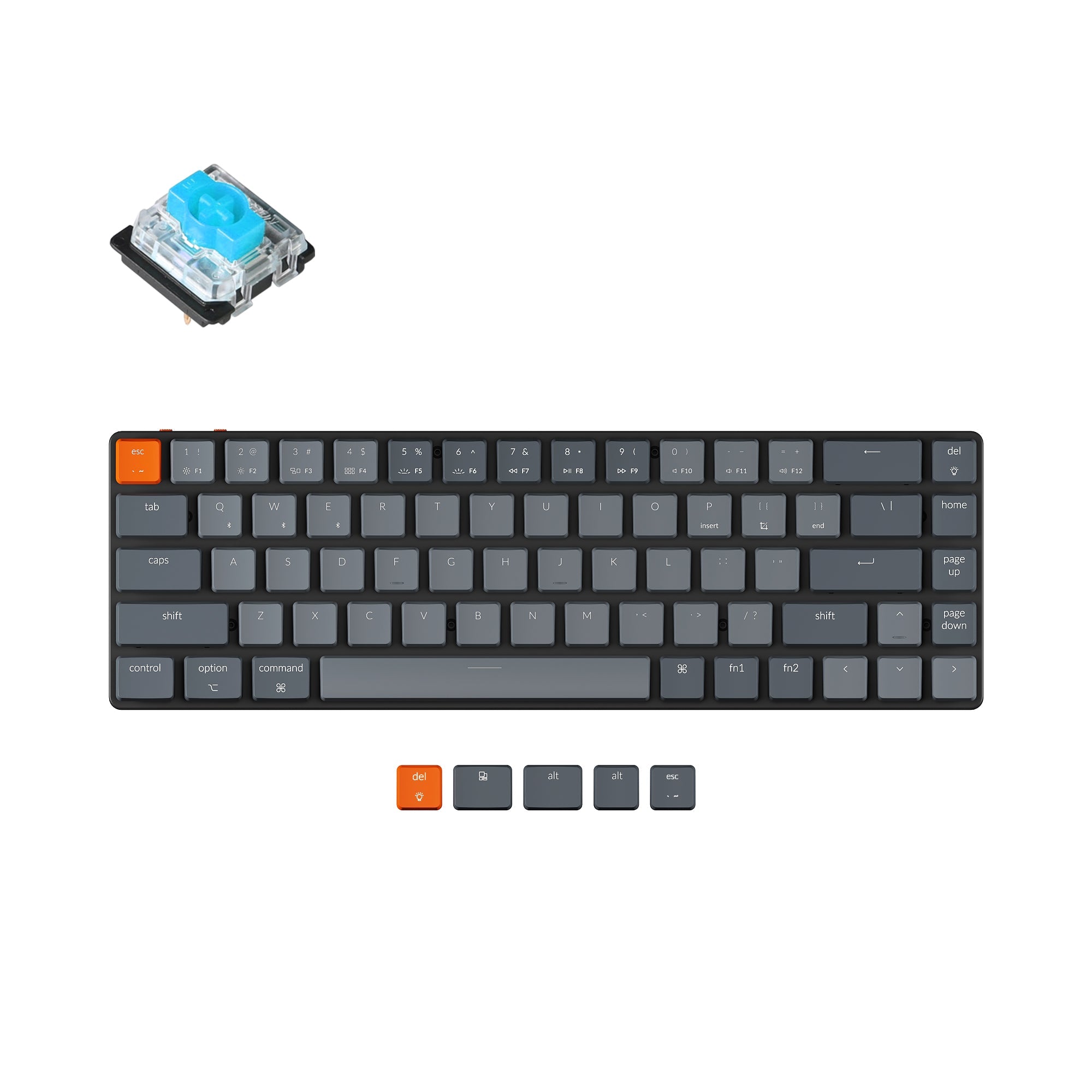 Keychron K7 Bluetooth メカニカルキーボード Keychron K7 Ultra-slim Wireless Mechanical Keyboard – Keychron