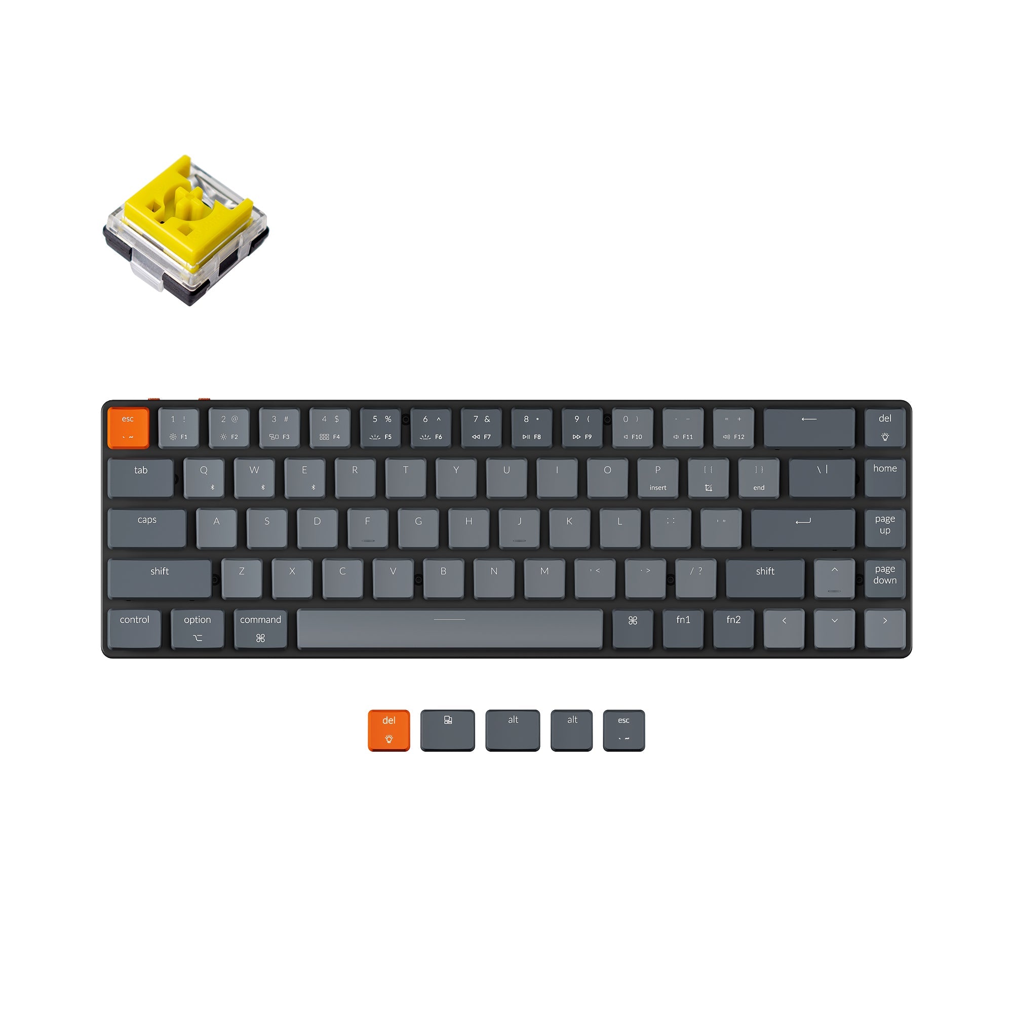 Keychron K7 Bluetooth メカニカルキーボード Keychron K7 Ultra-slim Wireless Mechanical Keyboard – Keychron