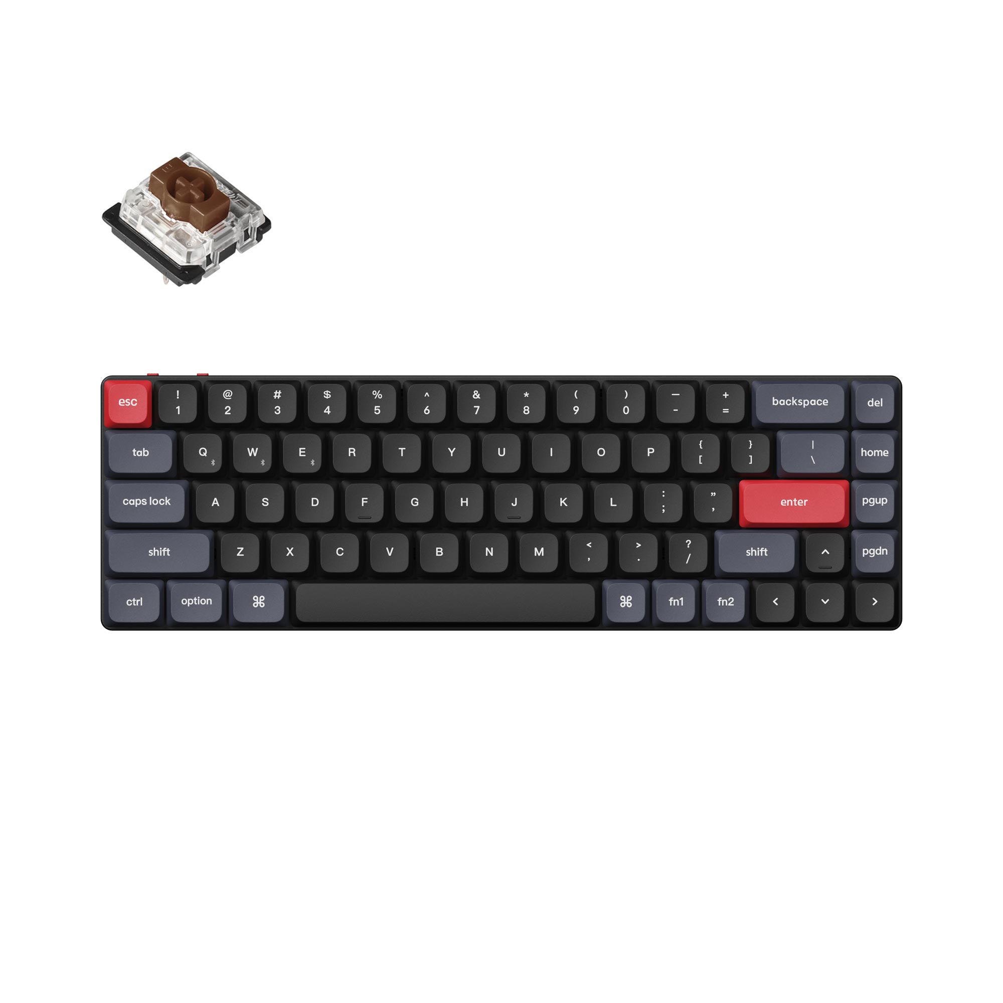 【再出品】Keychron K7 Pro (ケース、別キーキャップ付) Keychron K7 Pro QMK/VIA Wireless Custom Mechanical Keyboard