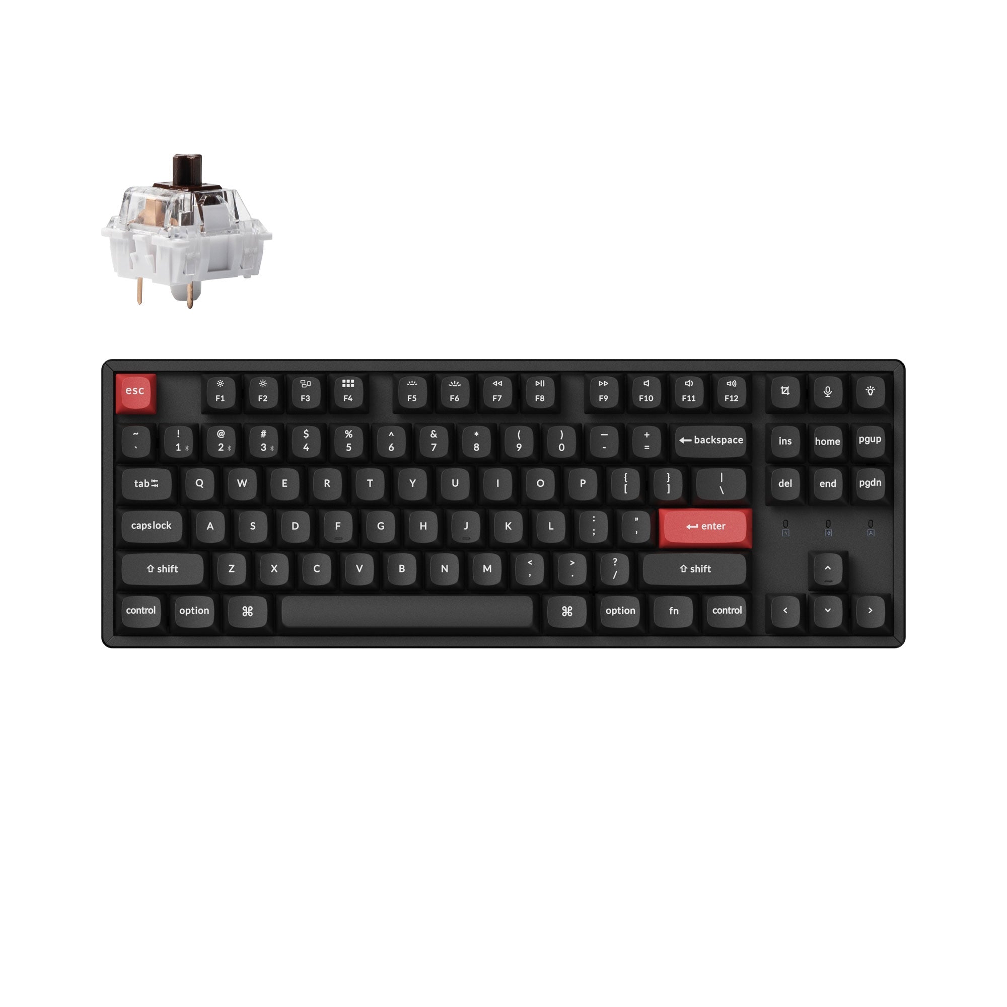 Keychron K8 Pro 赤軸 Keychron K8 Pro QMK/VIA Wireless Mechanical Keyboard – Keychron