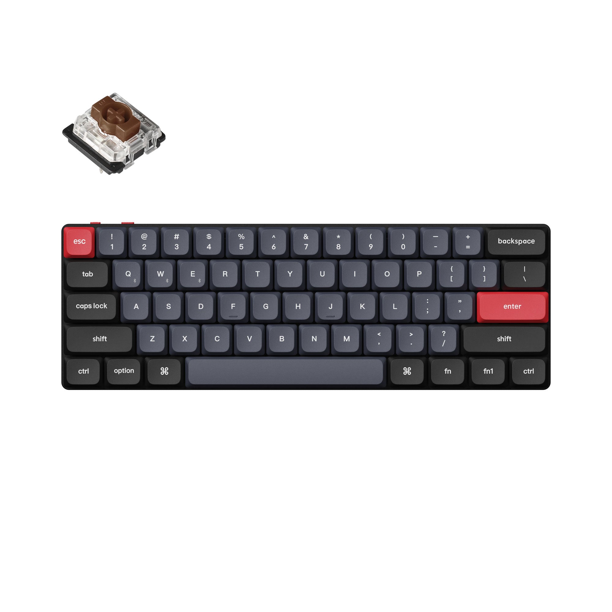 キーボード Keychron K9 Pro Keychron K9 Pro QMK/VIA Wireless Custom Mechanical Keyboard