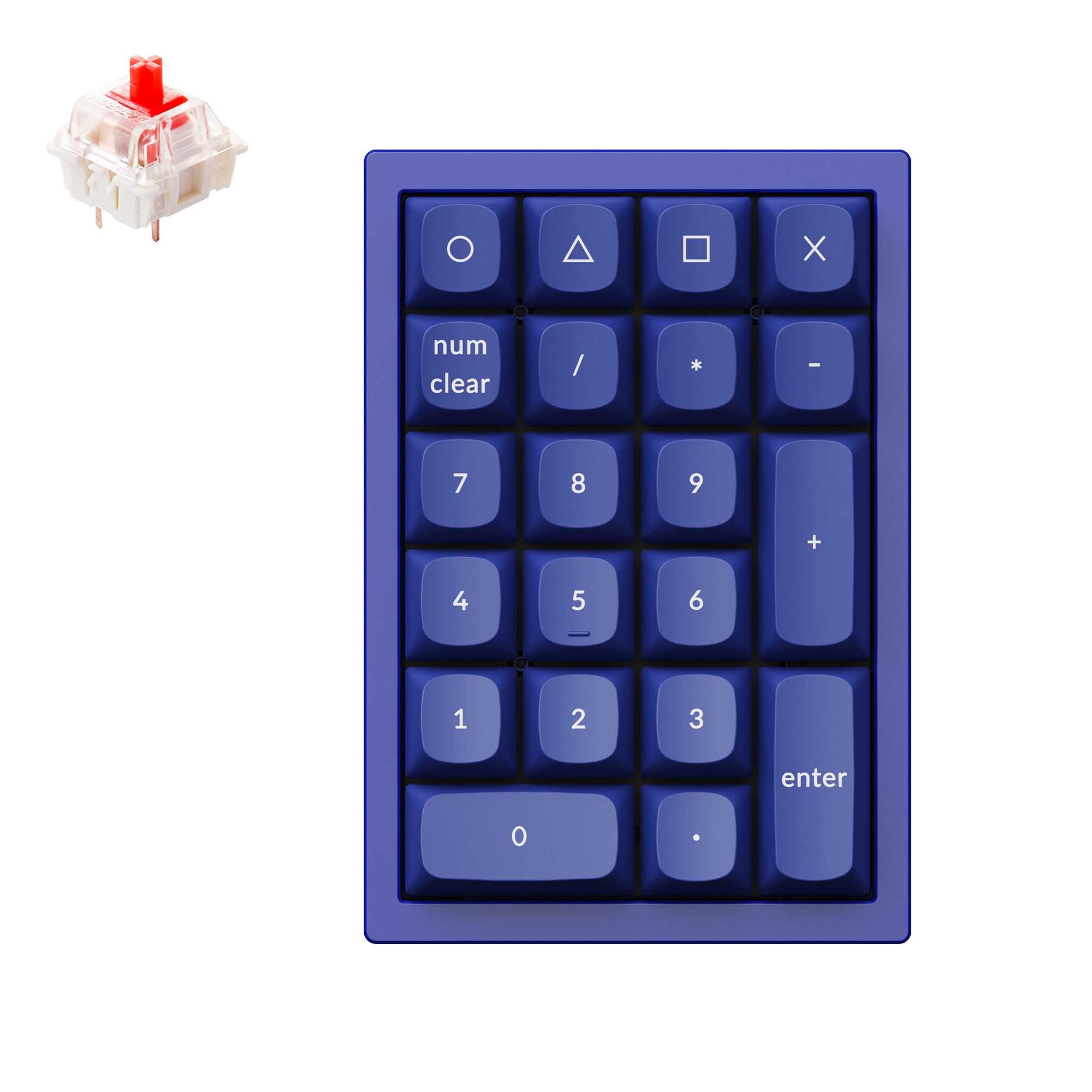 美品 Keychron Q0 QMK カスタム ナンバー パッド 青軸 Keychron Q0 QMK Custom Number Pad – Keychron Singapore