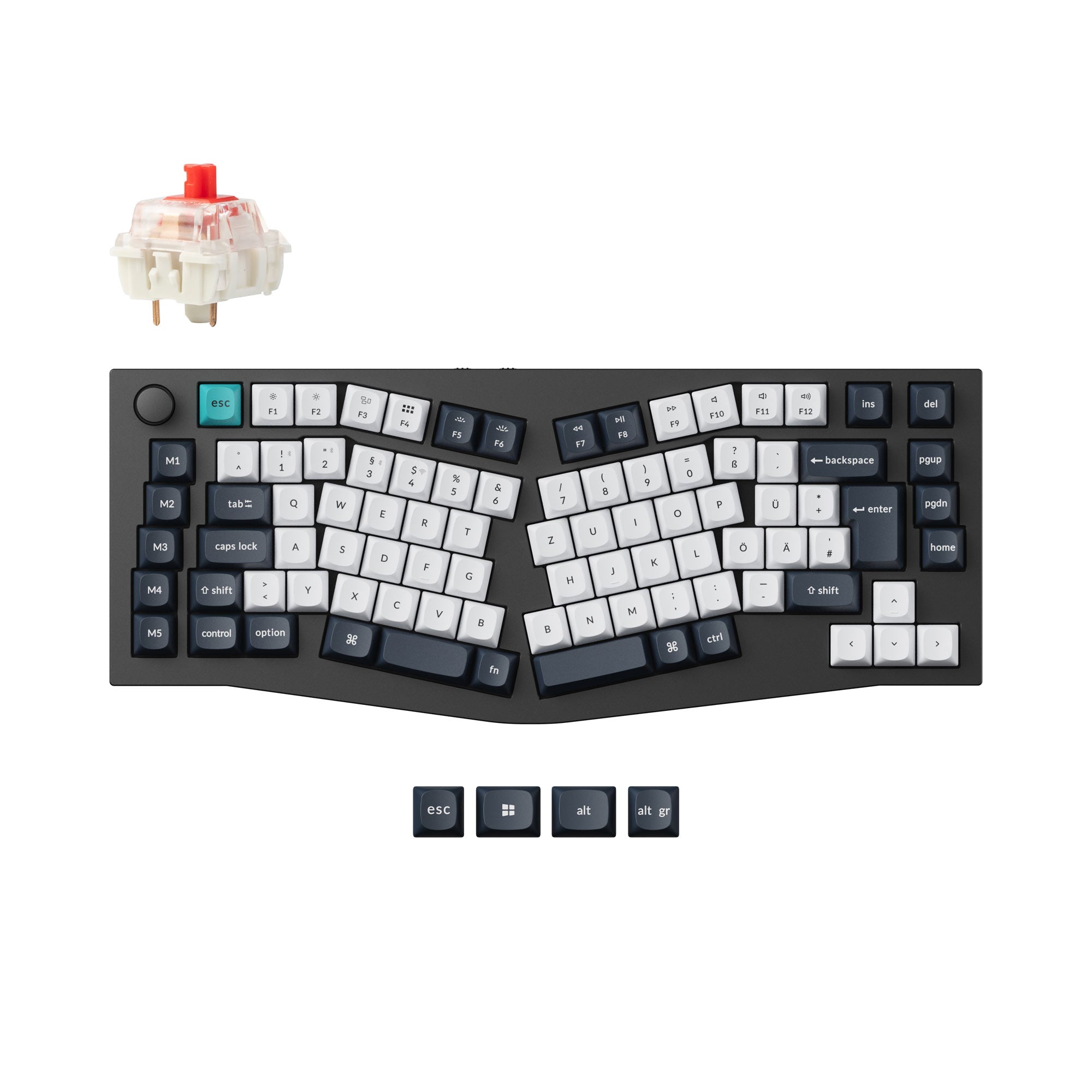 Keychron Q10 Max (Alice Layout) QMK Custom Mechanical Keyboard ISO