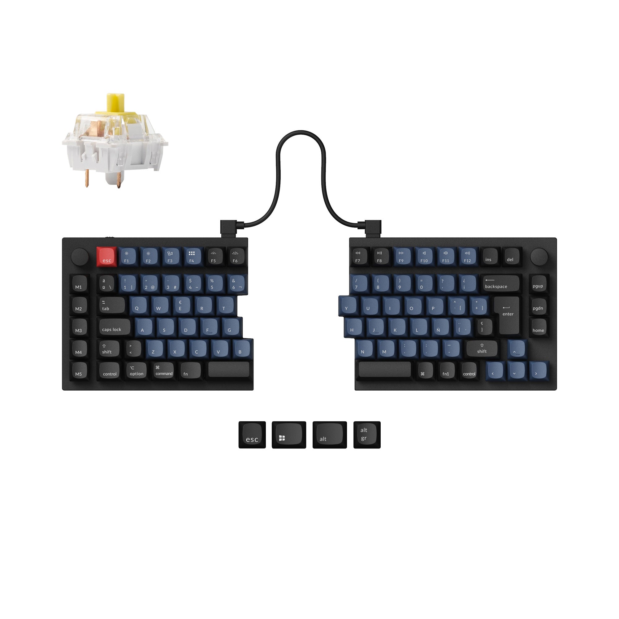 キーボード Keychron Q11 UK ISO Keychron Q11 QMK Custom Mechanical Keyboard ISO Layout Collection