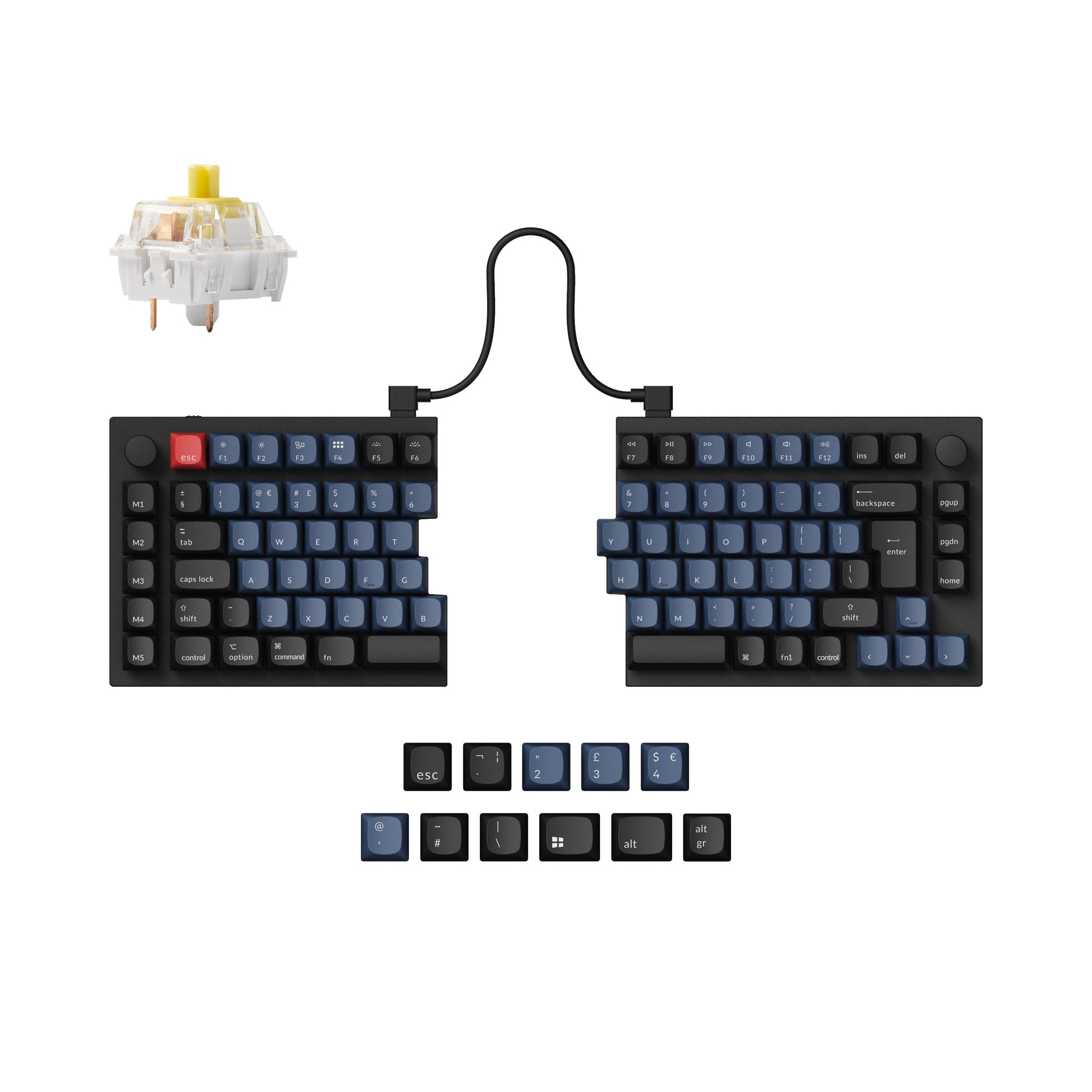 Keychron Q11 UK ISO配列 Keychron Q11 QMK Custom Mechanical Keyboard ISO Layout Collection