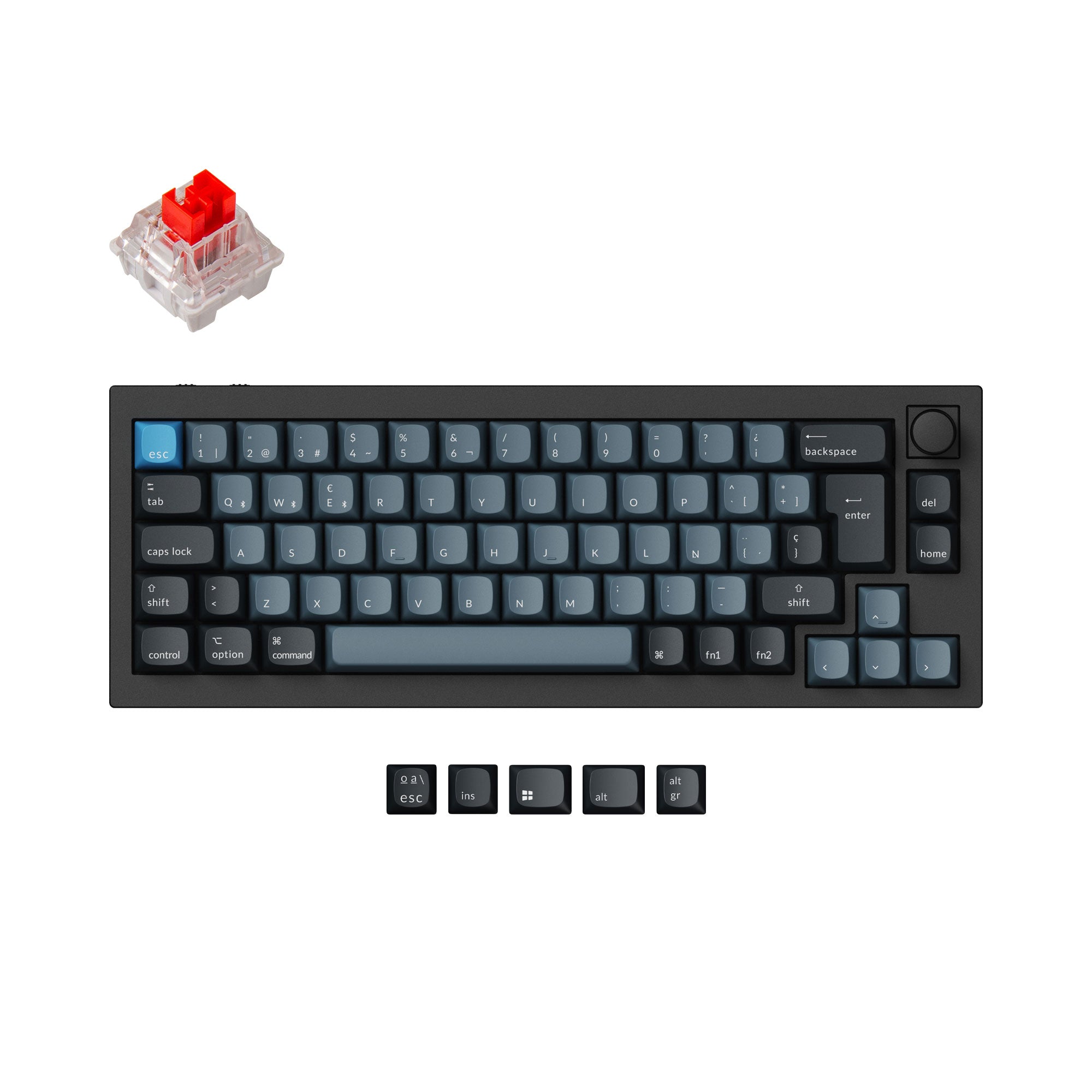 Keychron Q2 Pro QMK/VIA Wireless Custom Mechanical Keyboard ISO