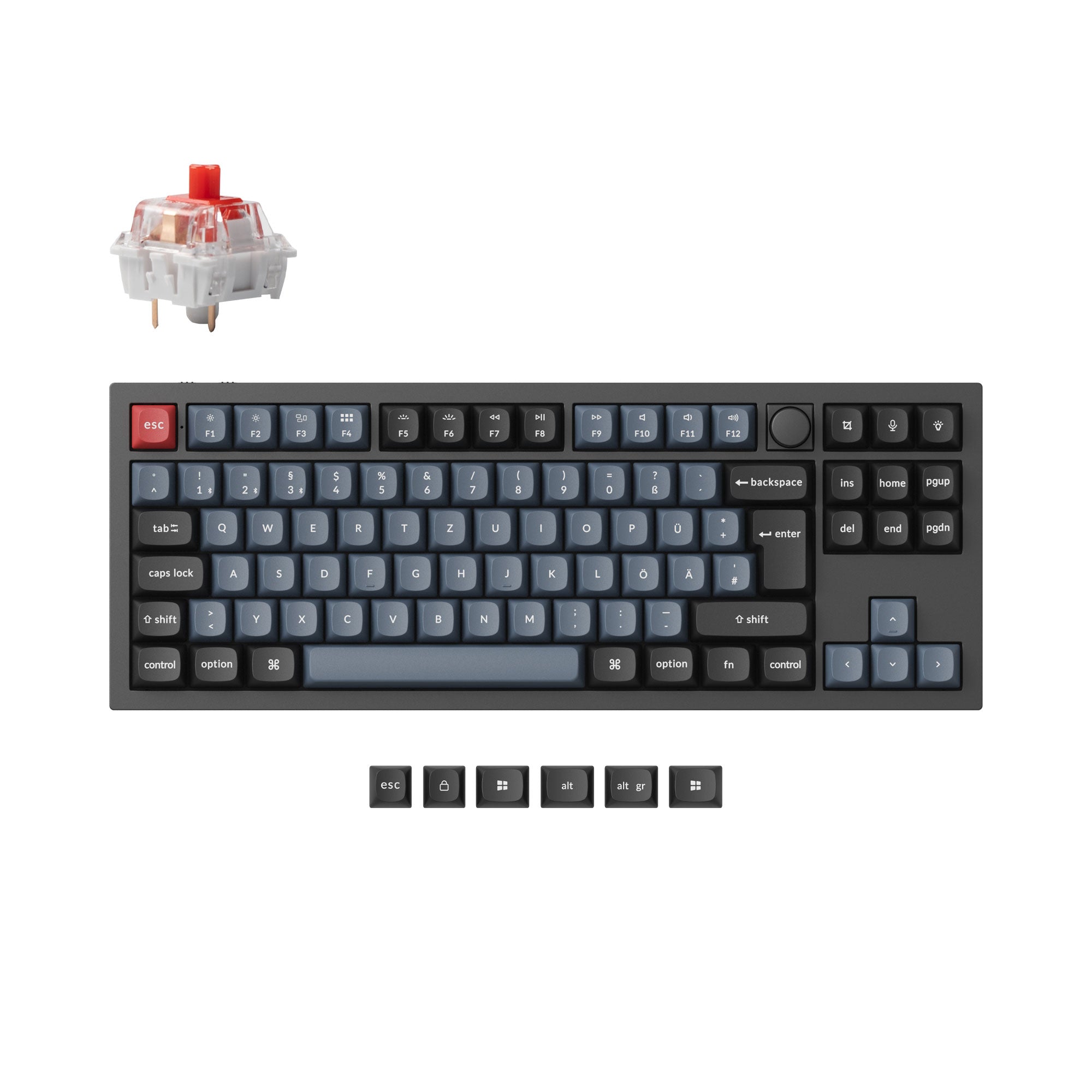 Keychron Q3 Pro QMK/VIA Wireless Custom Mechanical Keyboard ISO