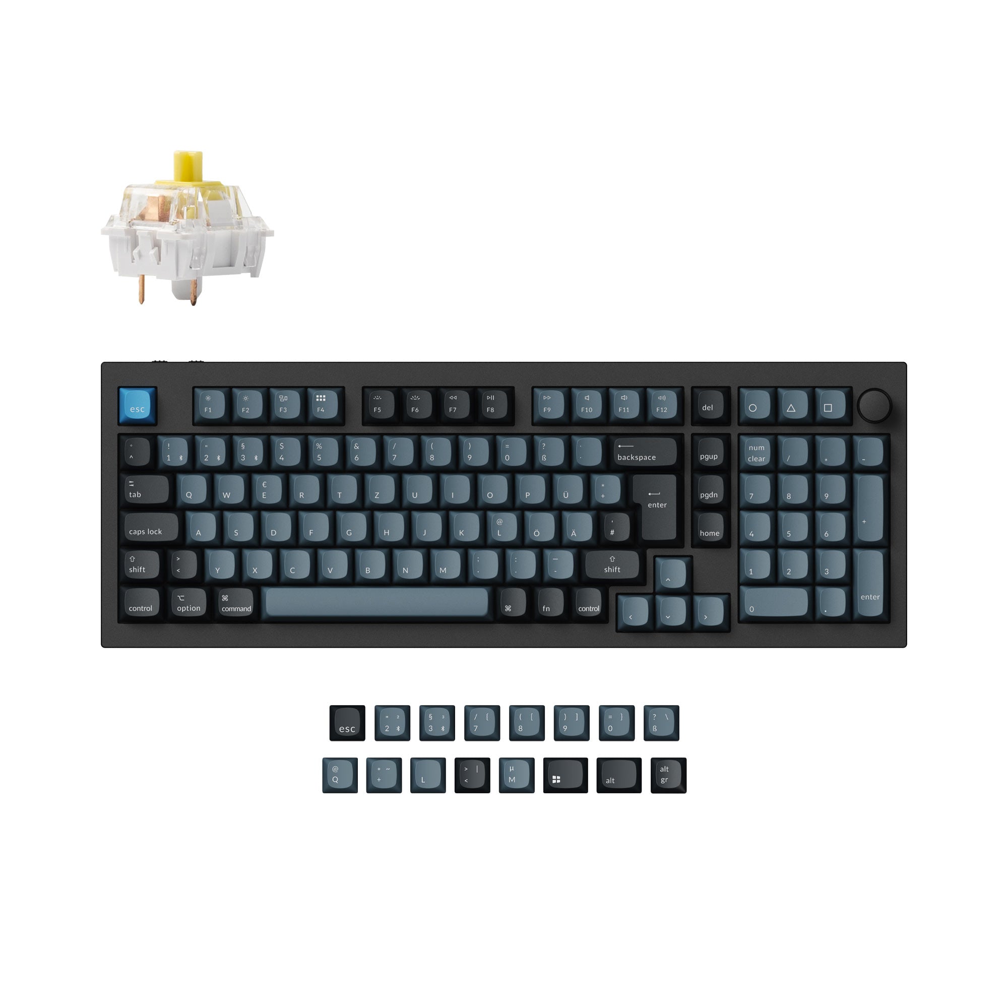Keychron Q5 Pro QMK/VIA Wireless Custom Mechanical Keyboard ISO