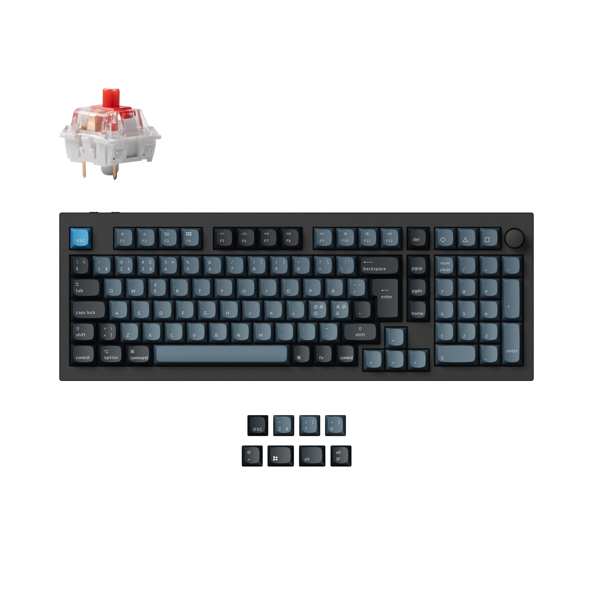 Keychron Q5 Pro QMK/VIA Wireless Custom Mechanical Keyboard ISO