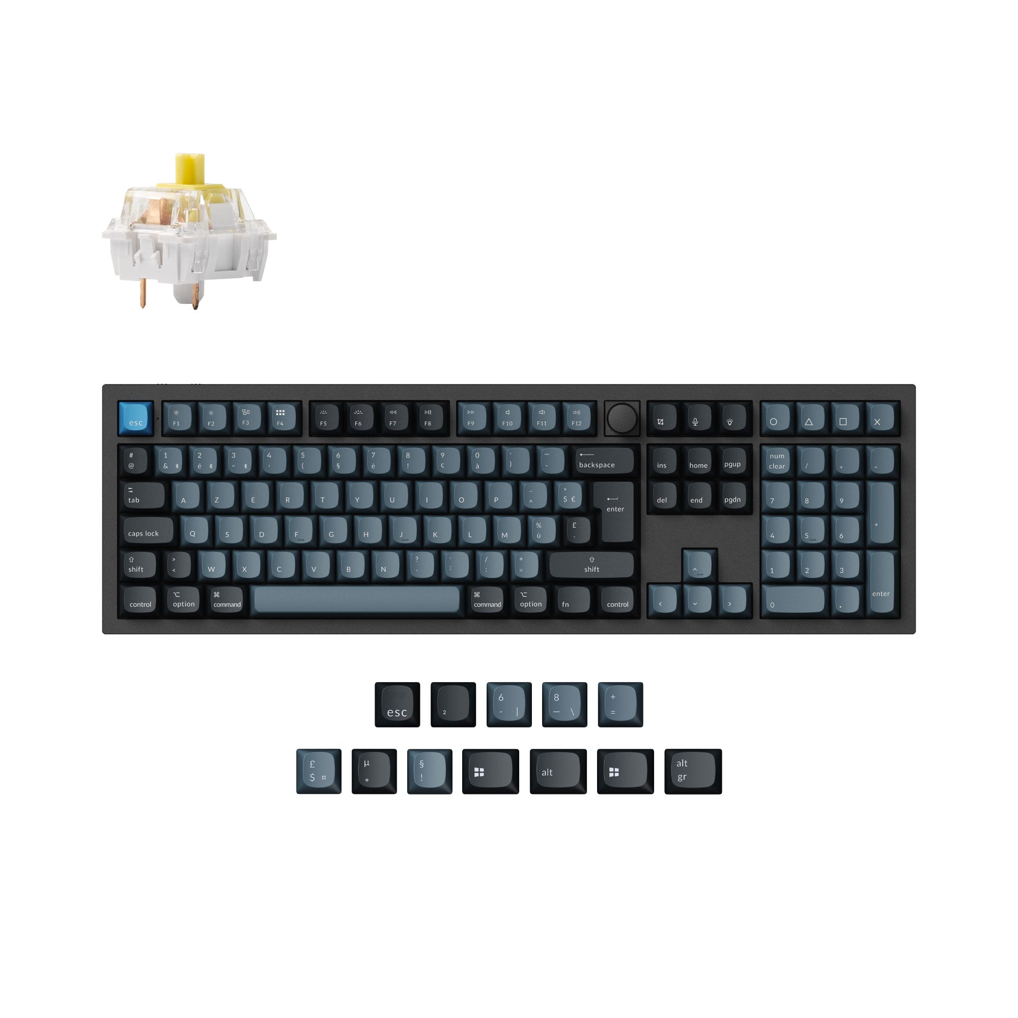 Keychron Q6 Pro QMK/VIA Wireless Custom Mechanical Keyboard ISO