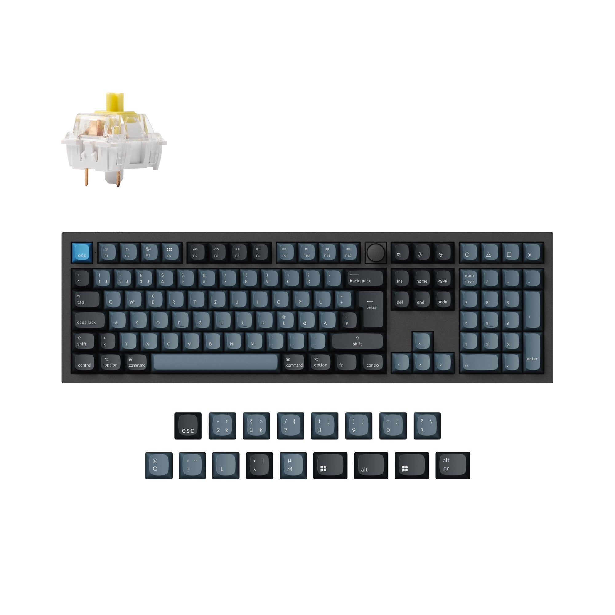 Keychron Q6 Pro QMK/VIA Wireless Custom Mechanical Keyboard ISO
