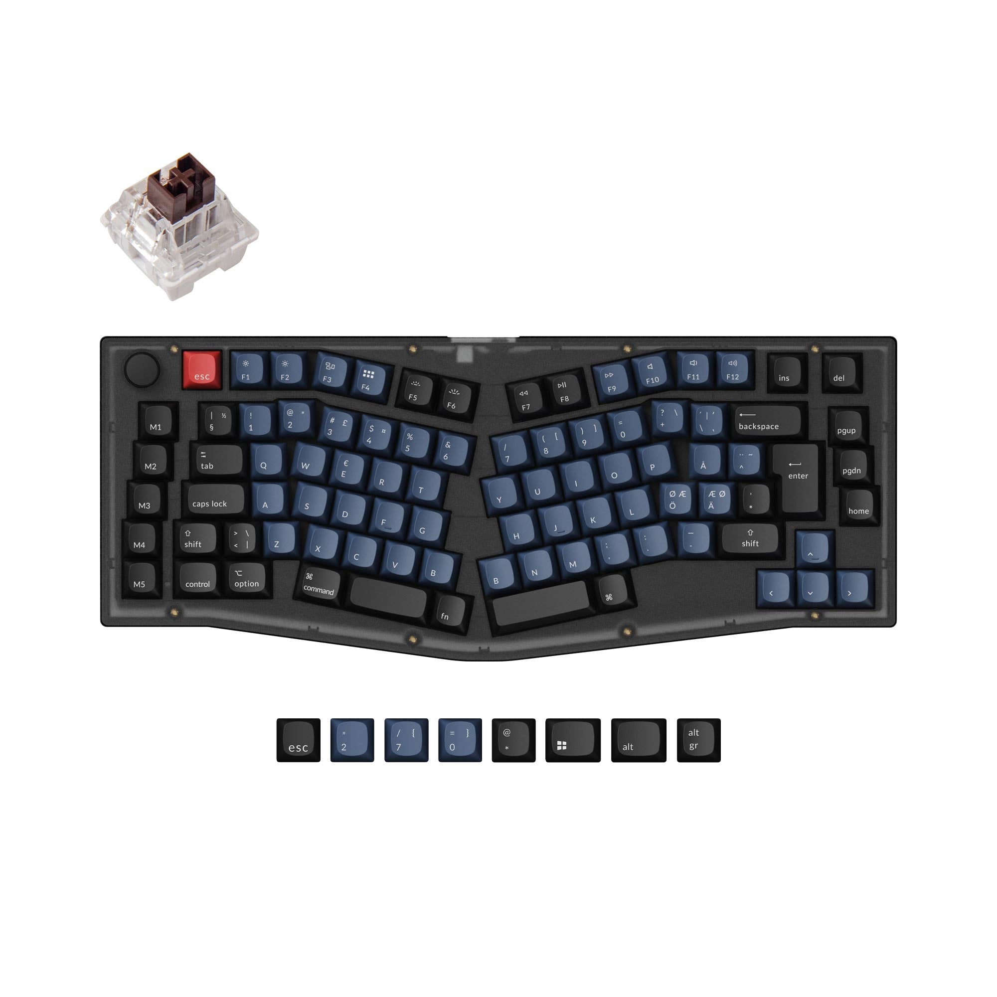Keychron V10 (Alice Layout) QMK Custom Mechanical Keyboard ISO