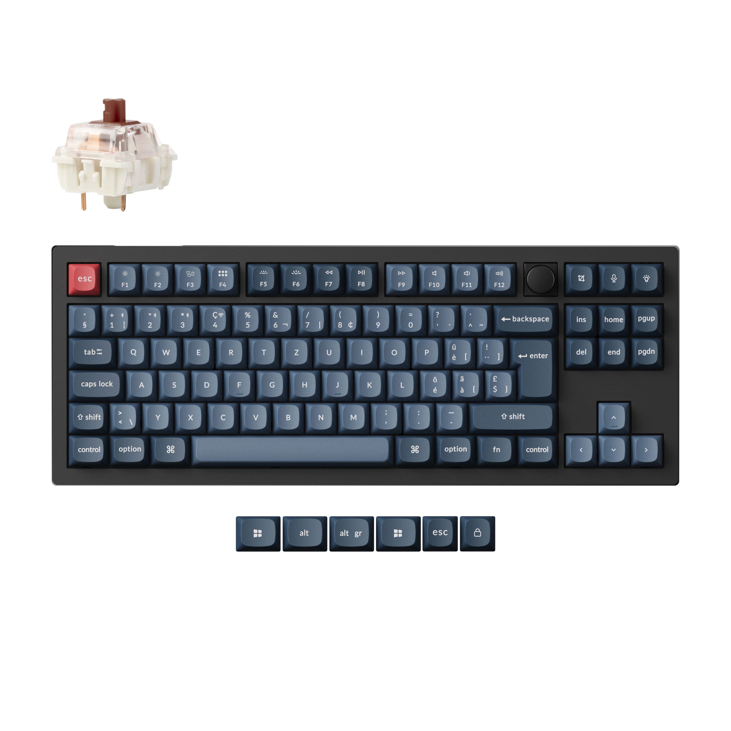 Keychron V3 MAX 日本語配列（カスタマイズ） Keychron V3 Max QMK/VIA Wireless Custom Mechanical Keyboard ISO