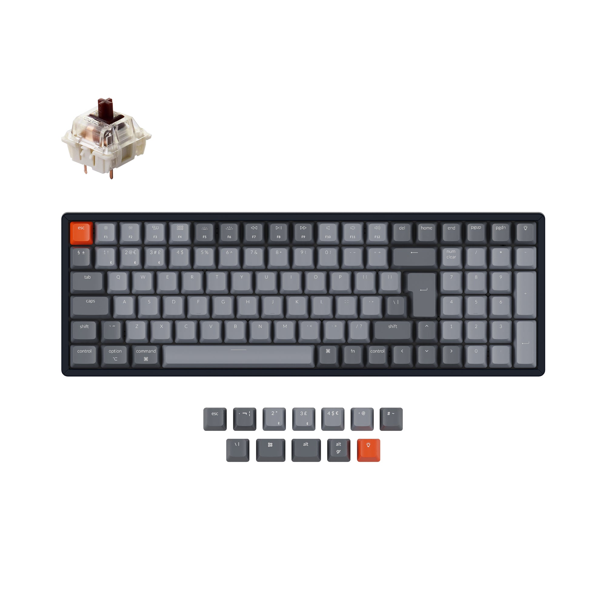 Keychron K4 Wireless Mechanical Keyboard (UK ISO Layout) - Version