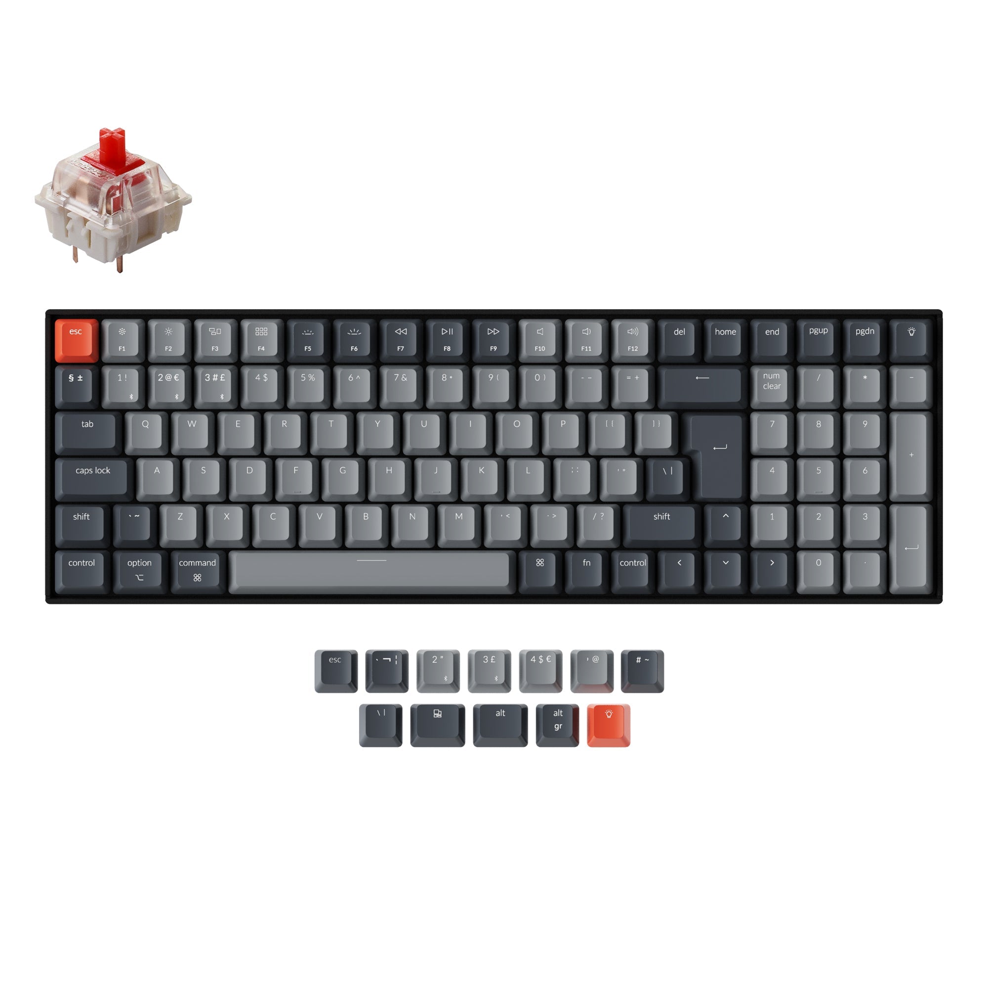 Keychron K4 Wireless Mechanical Keyboard (UK ISO Layout) - Version Keychron K4 Wireless Mechanical Keyboard (UK ISO Layout) - Version