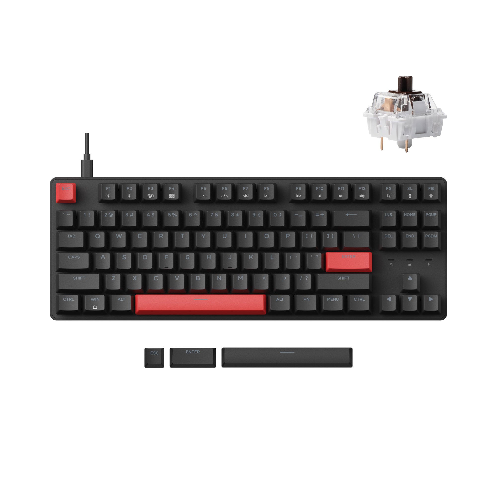 Lemokey X1 QMK/VIA Wired Mechanical Keyboard – Keychron Singapore