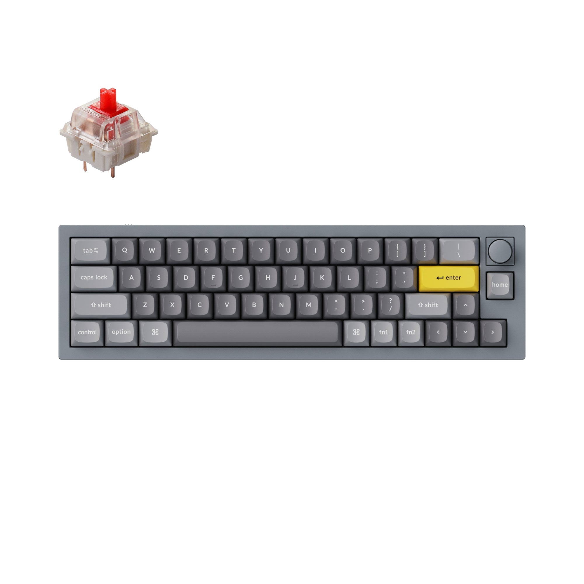 Keychron Q9 knob 40% カスタムメカニカルキーボード US配列 Keychron Q9 QMK Custom Mechanical Keyboard – Keychron Singapore