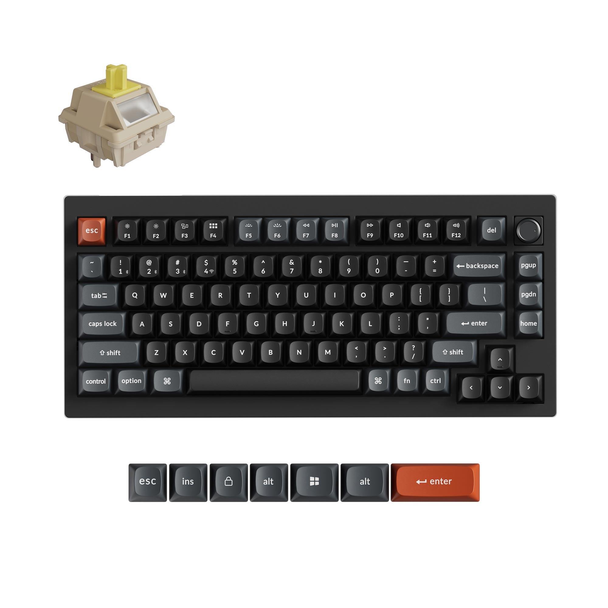 Keychron V1 Ultra 8K Wireless Custom Mechanical Keyboard