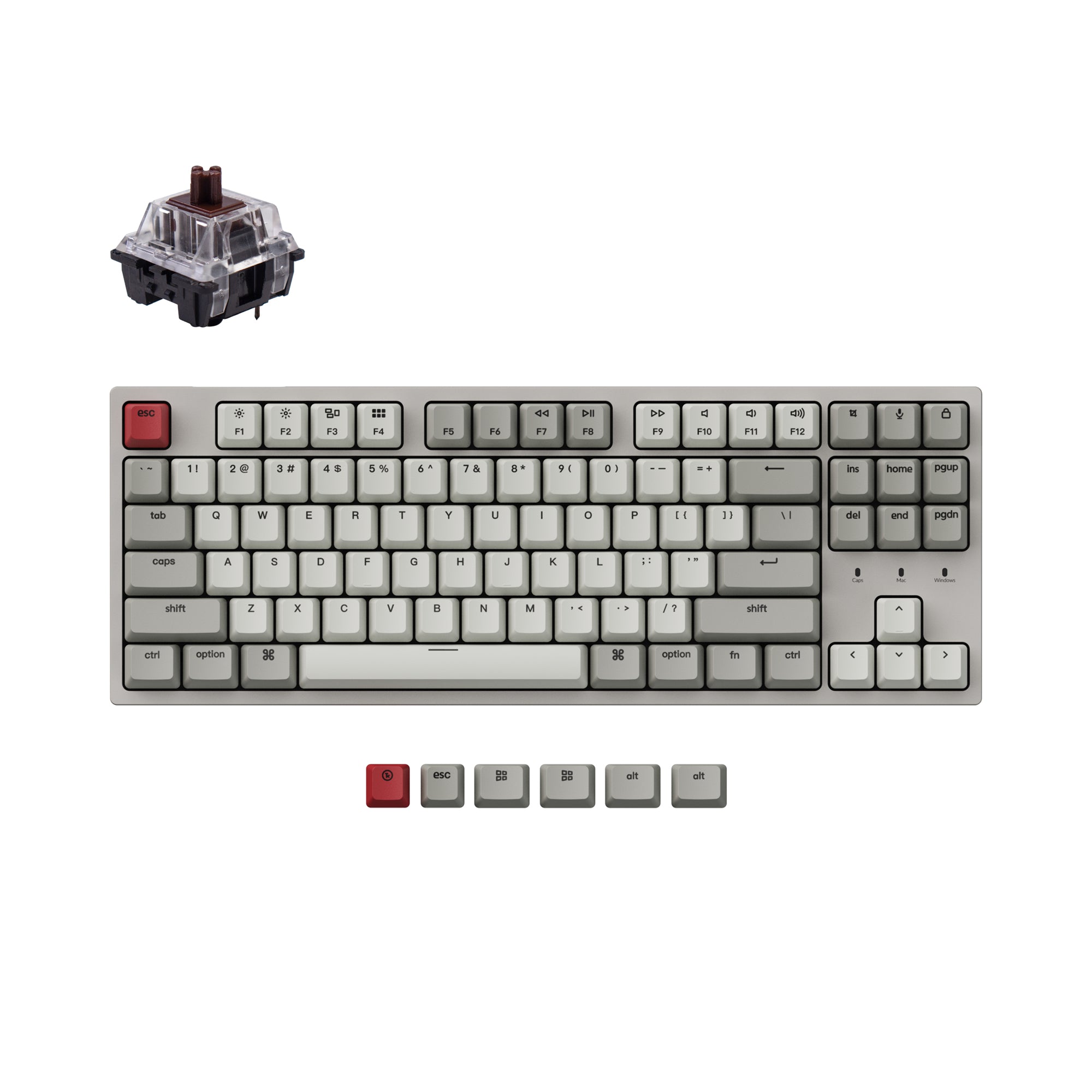 Keychron C2 Mechanical Keyboard - Thumbnail 3