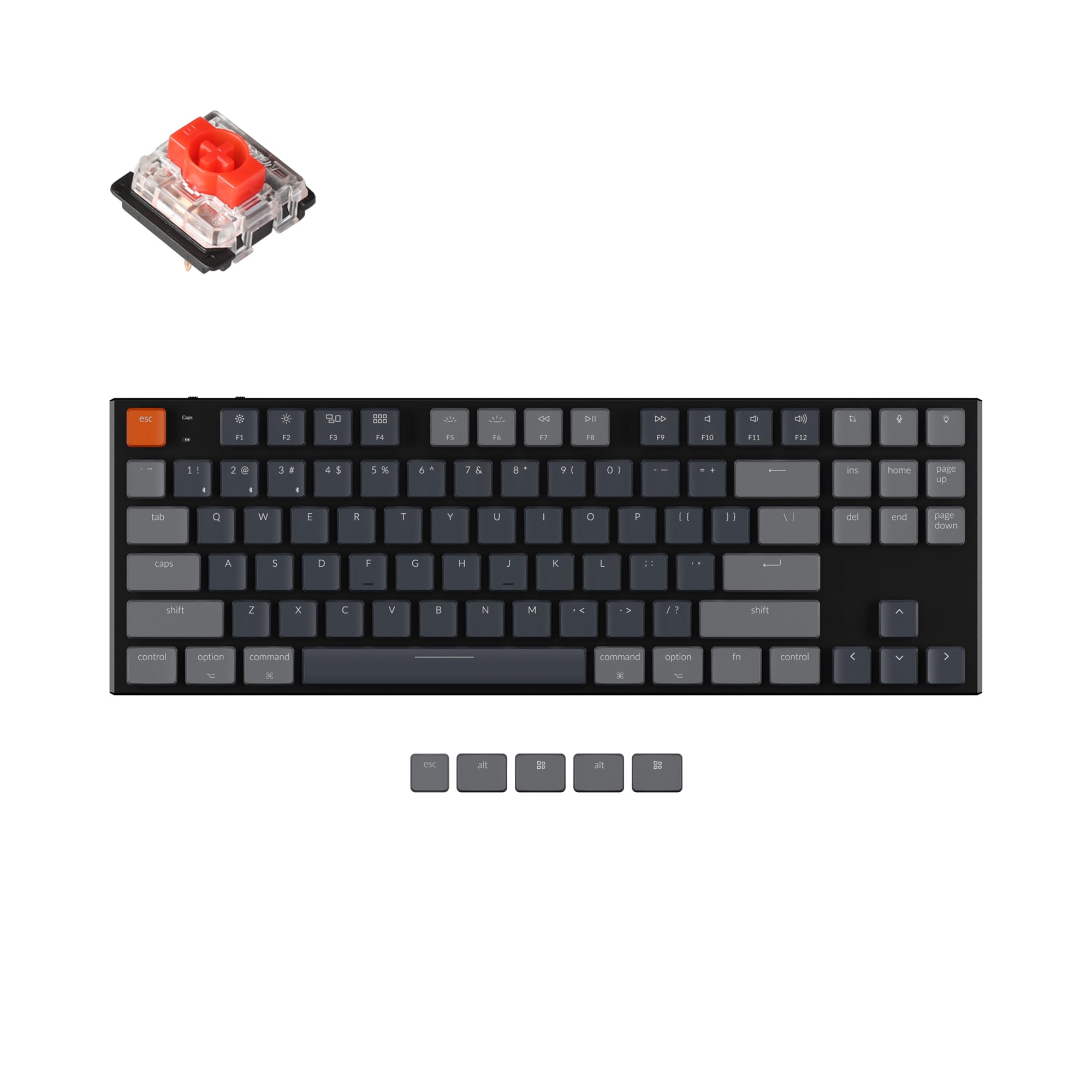 美品 Keychron K1 V5 茶軸 メカニカルキーボード US配列 Keychron K1 Wireless Mechanical Keyboard – Keychron Singapore
